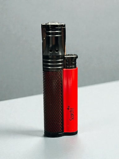 Preview pic of Scorch Torch 61717 – 3.5” Single Flame Torch Lighter (Red)