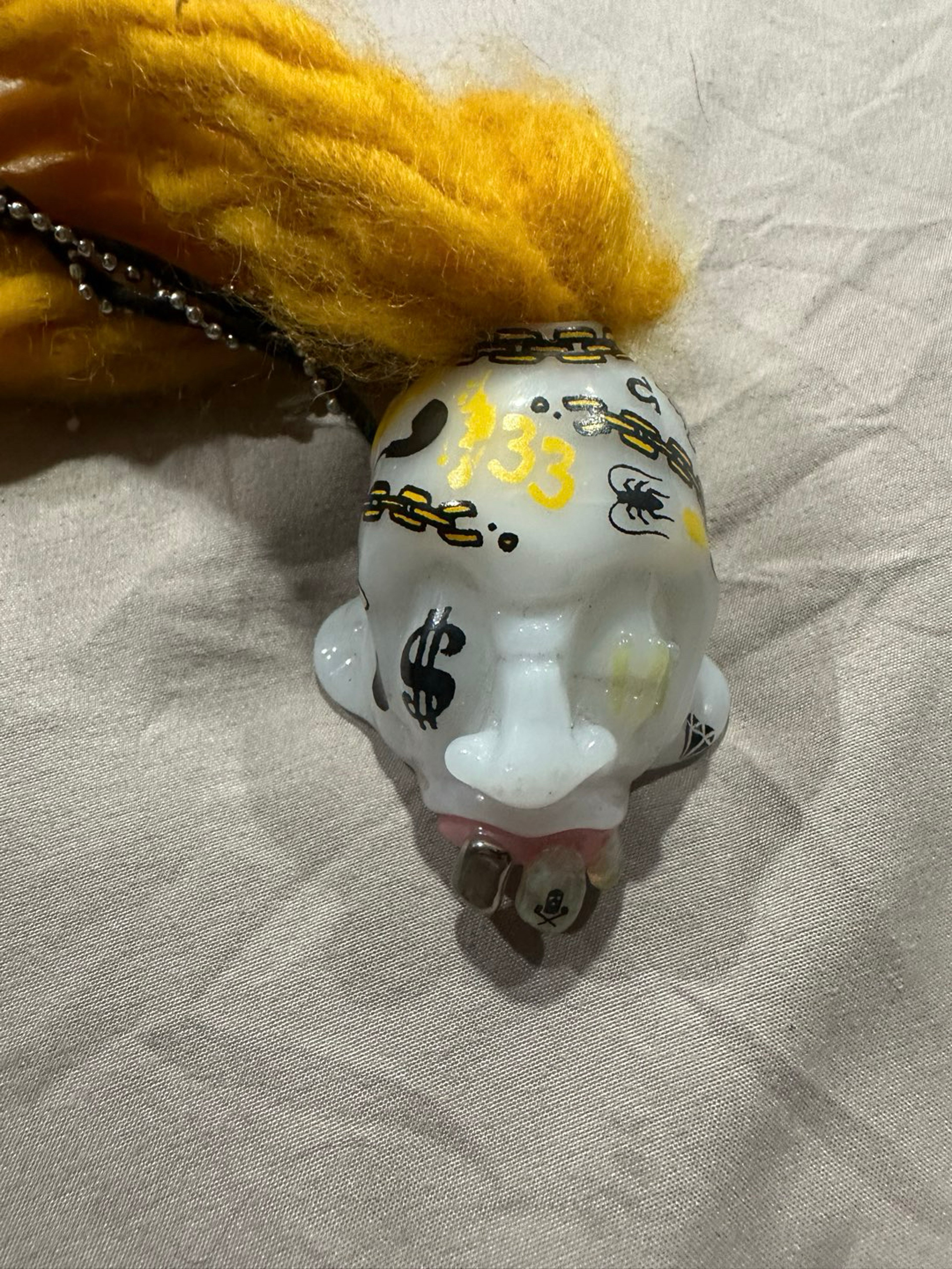 Preview pic of Ghost glass/ski mask glass pendy