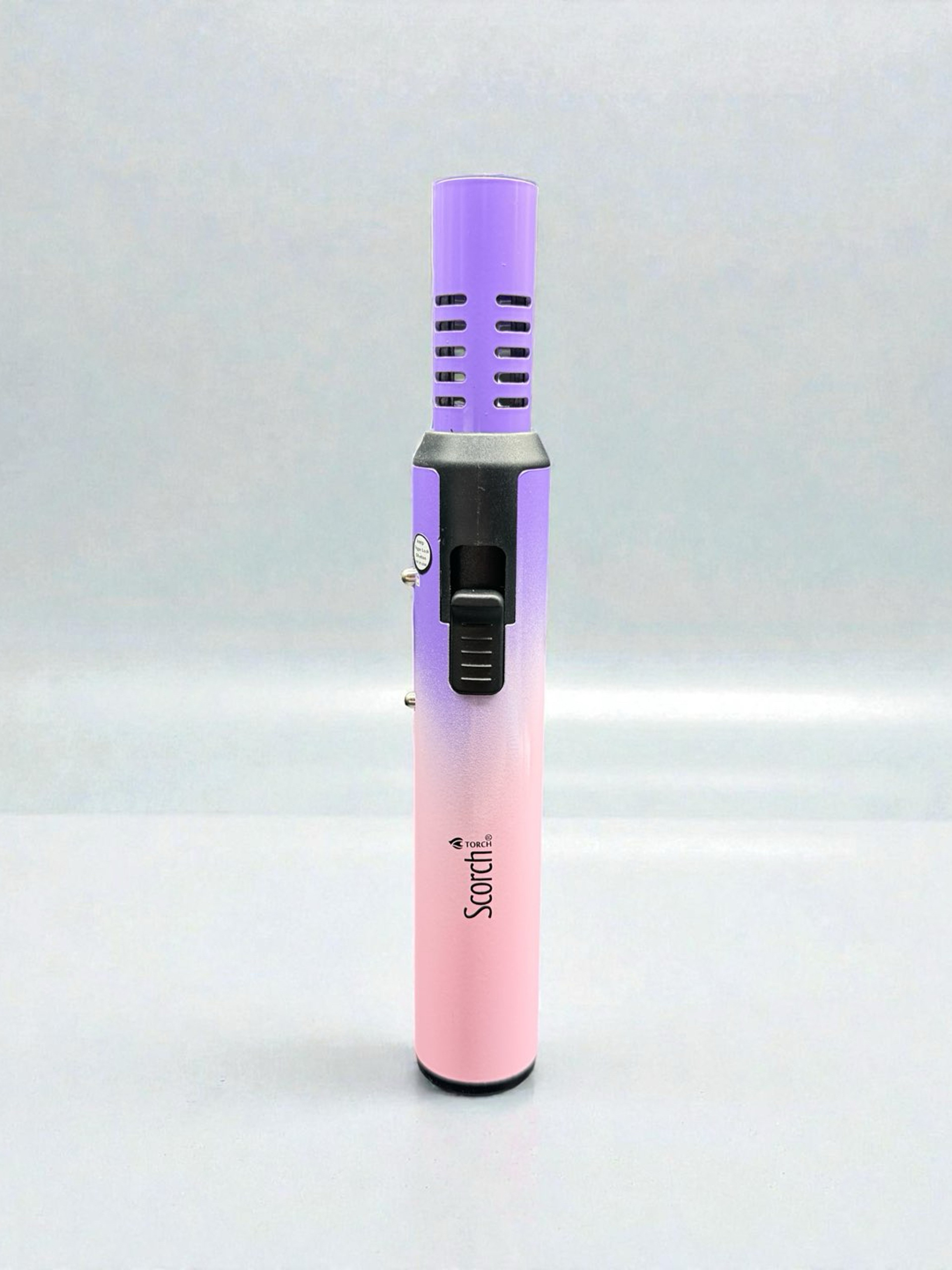 Preview pic of Scorch Torch 61803 – Single Flame Metal Torch (Purple/Pink) – 8” Tall