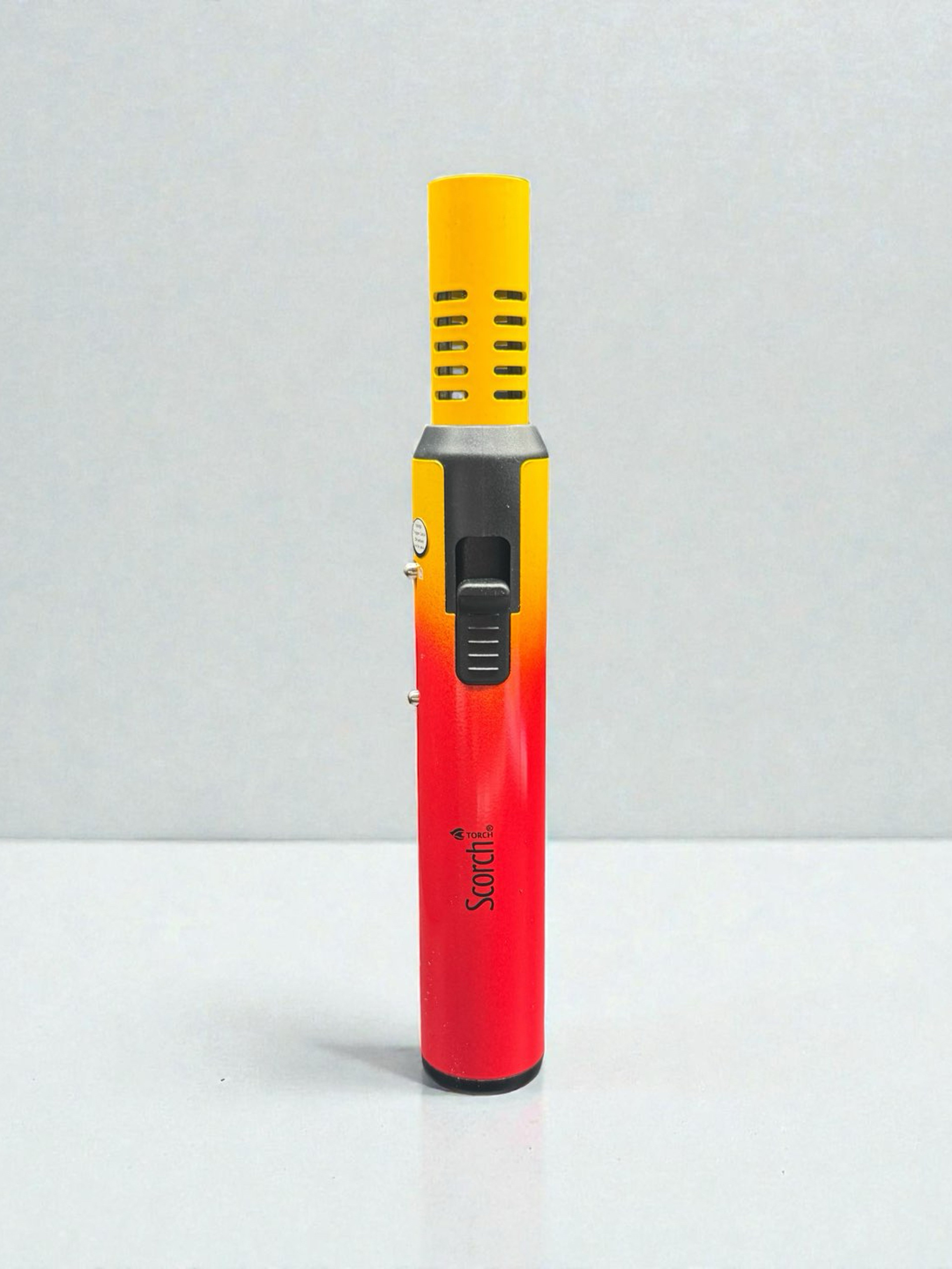 Preview pic of Scorch Torch 61803 – Single Flame Metal Torch (Yellow/Red) – 8” Tall