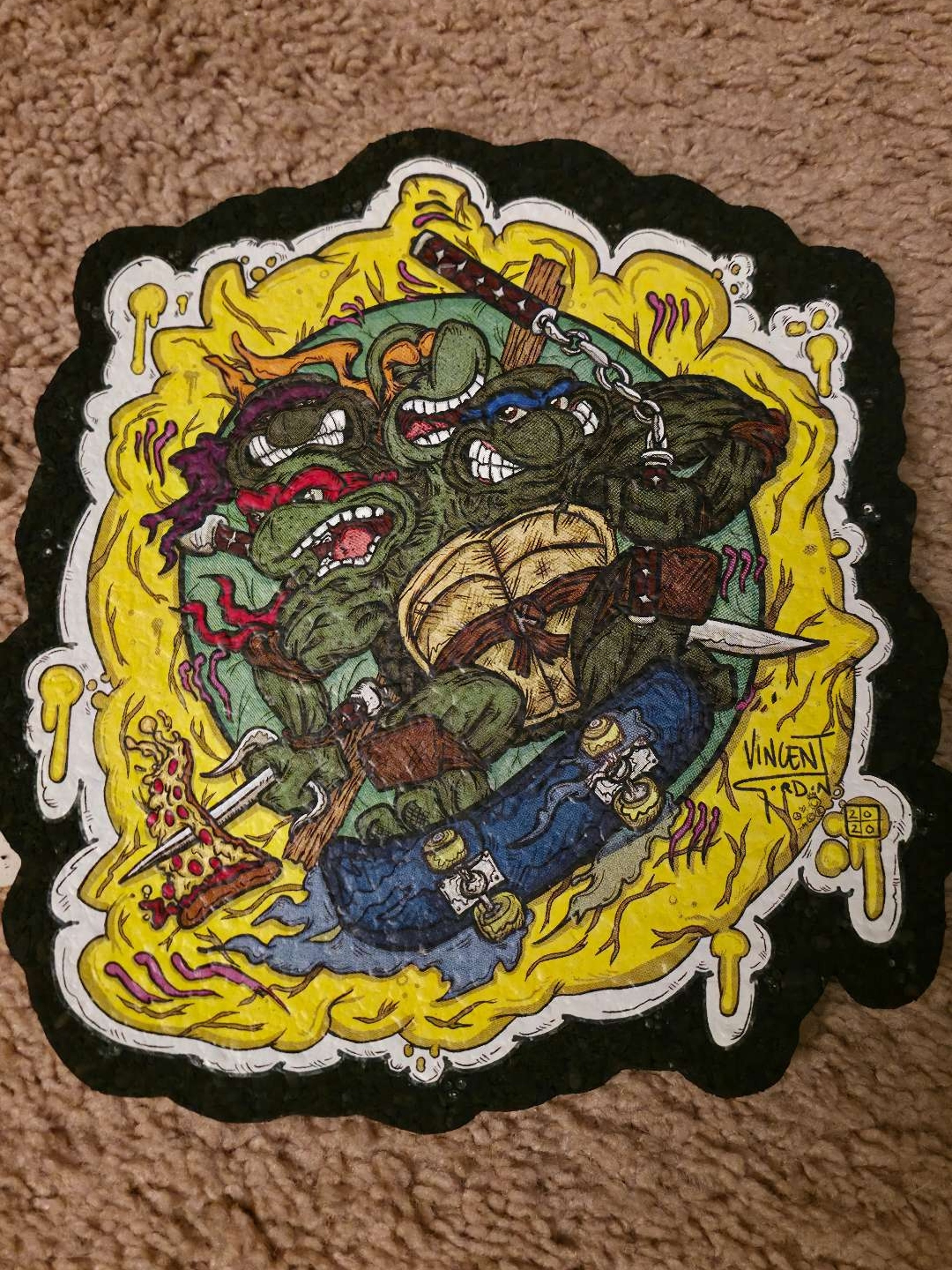 Preview pic of Ninja turtle mat