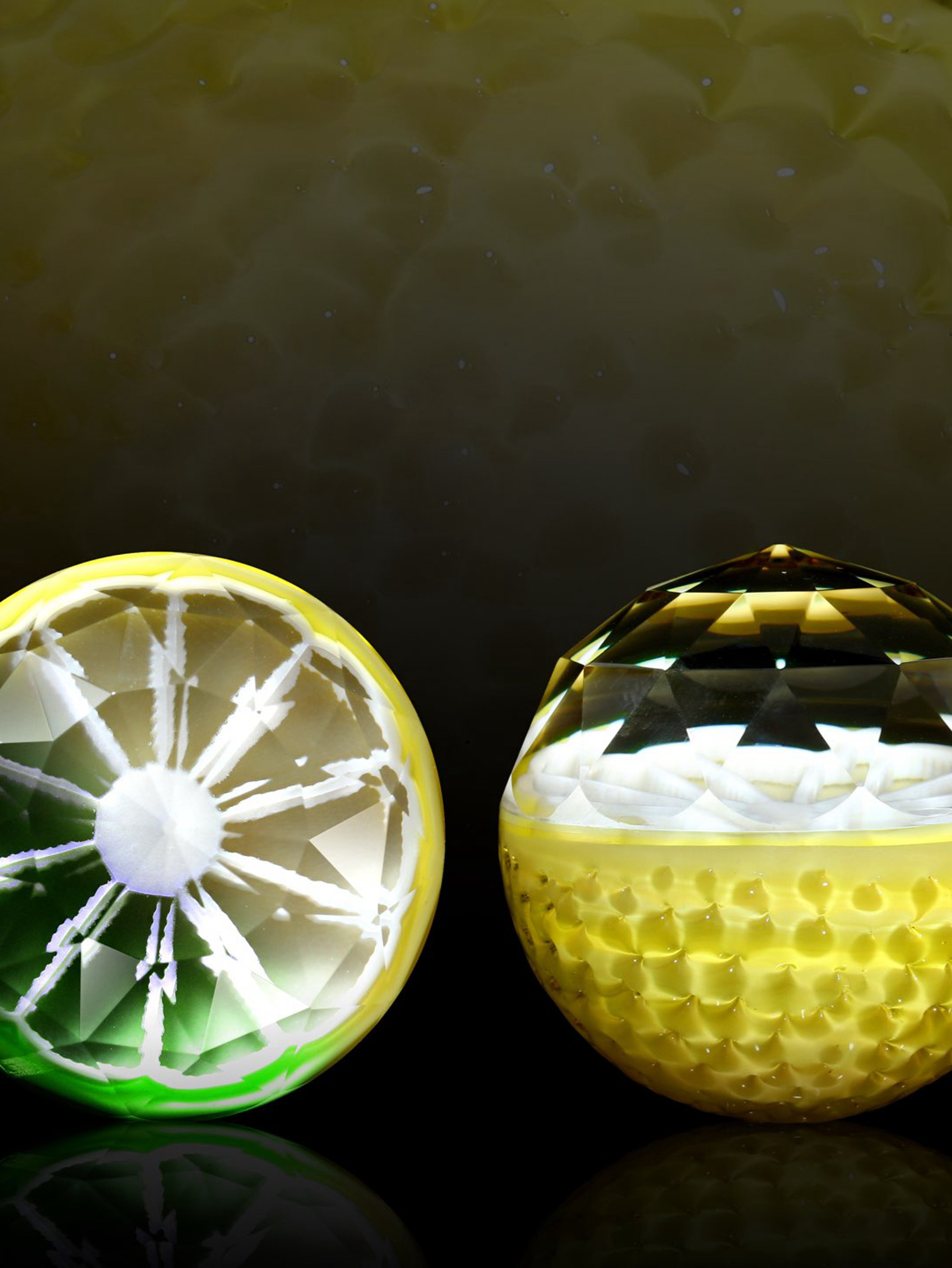 Preview pic of UV Lyons x Pat Taylor Faceted Lemon Marble 1.7”
