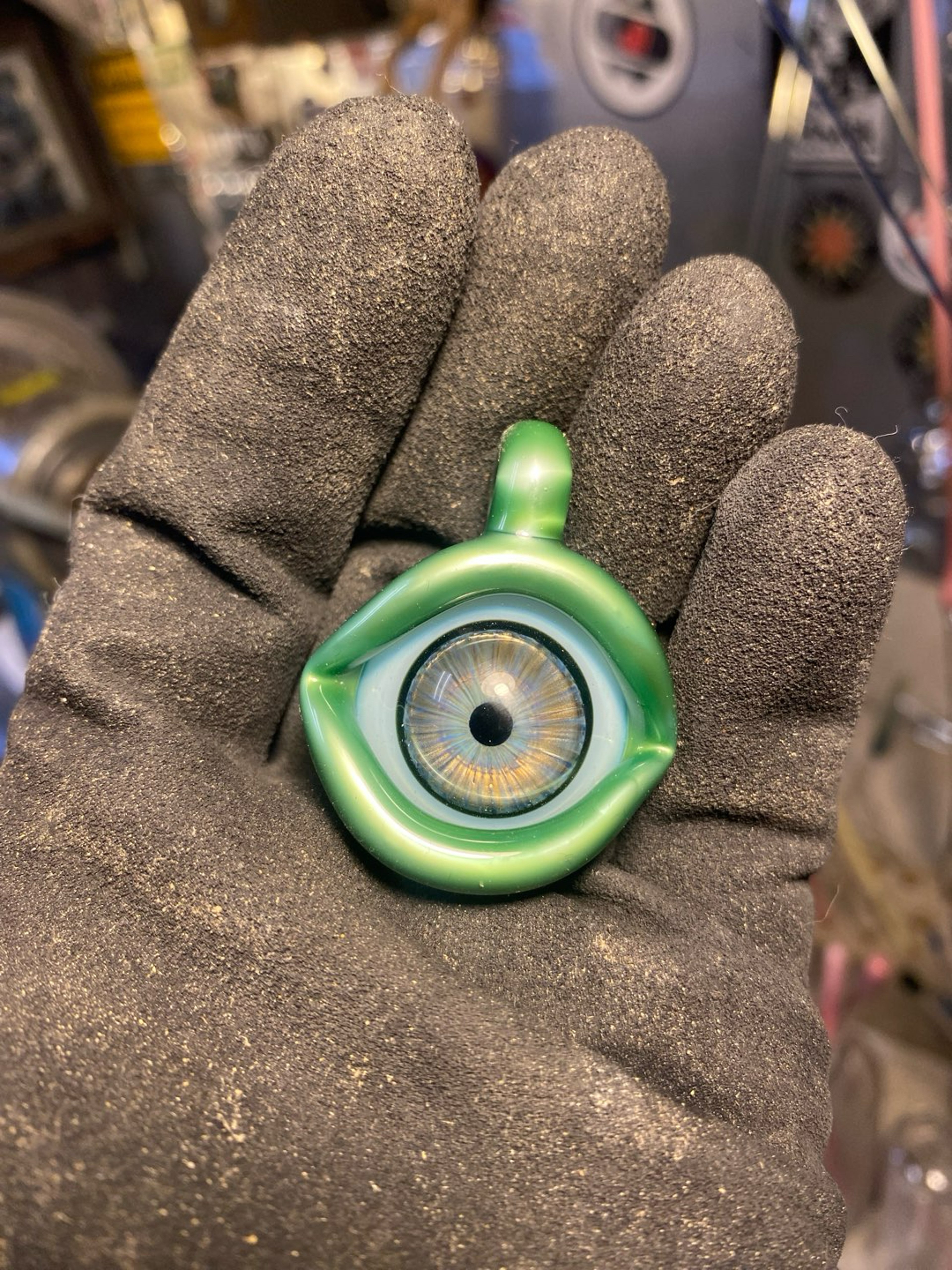Preview pic of Chromium eyeball pendant