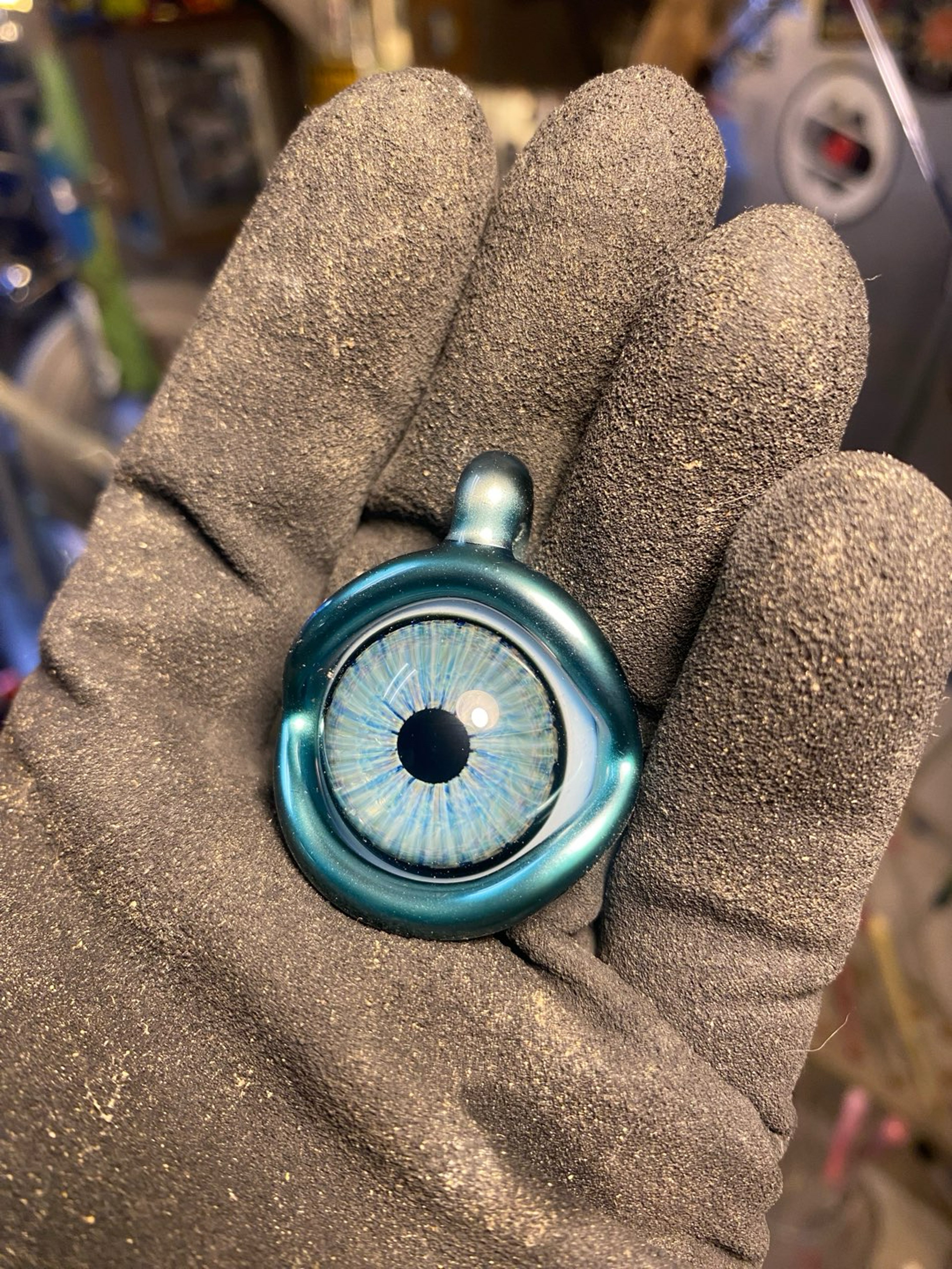 Preview pic of Neptunium eye pendant