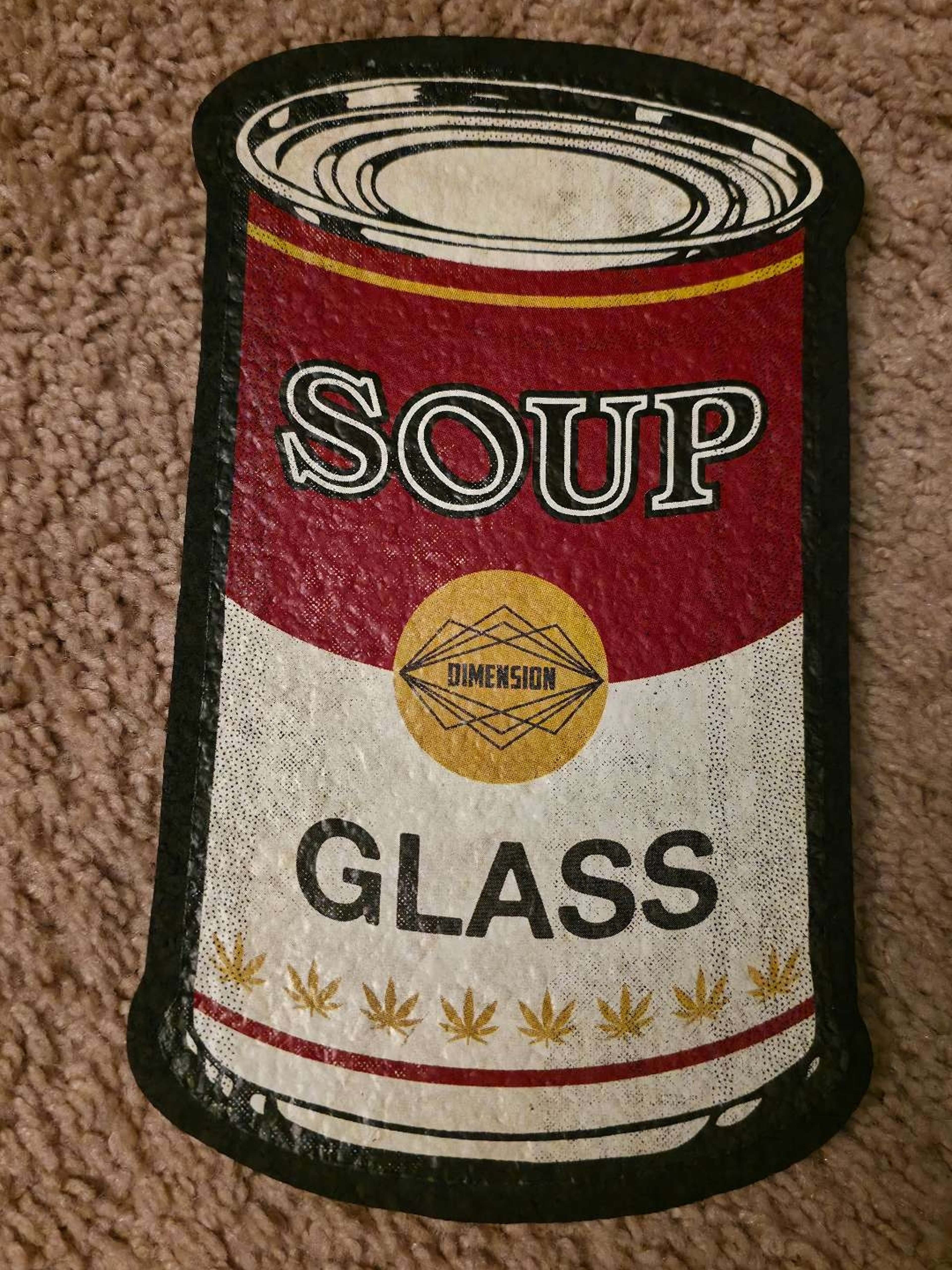 Preview pic of Soup glass mat