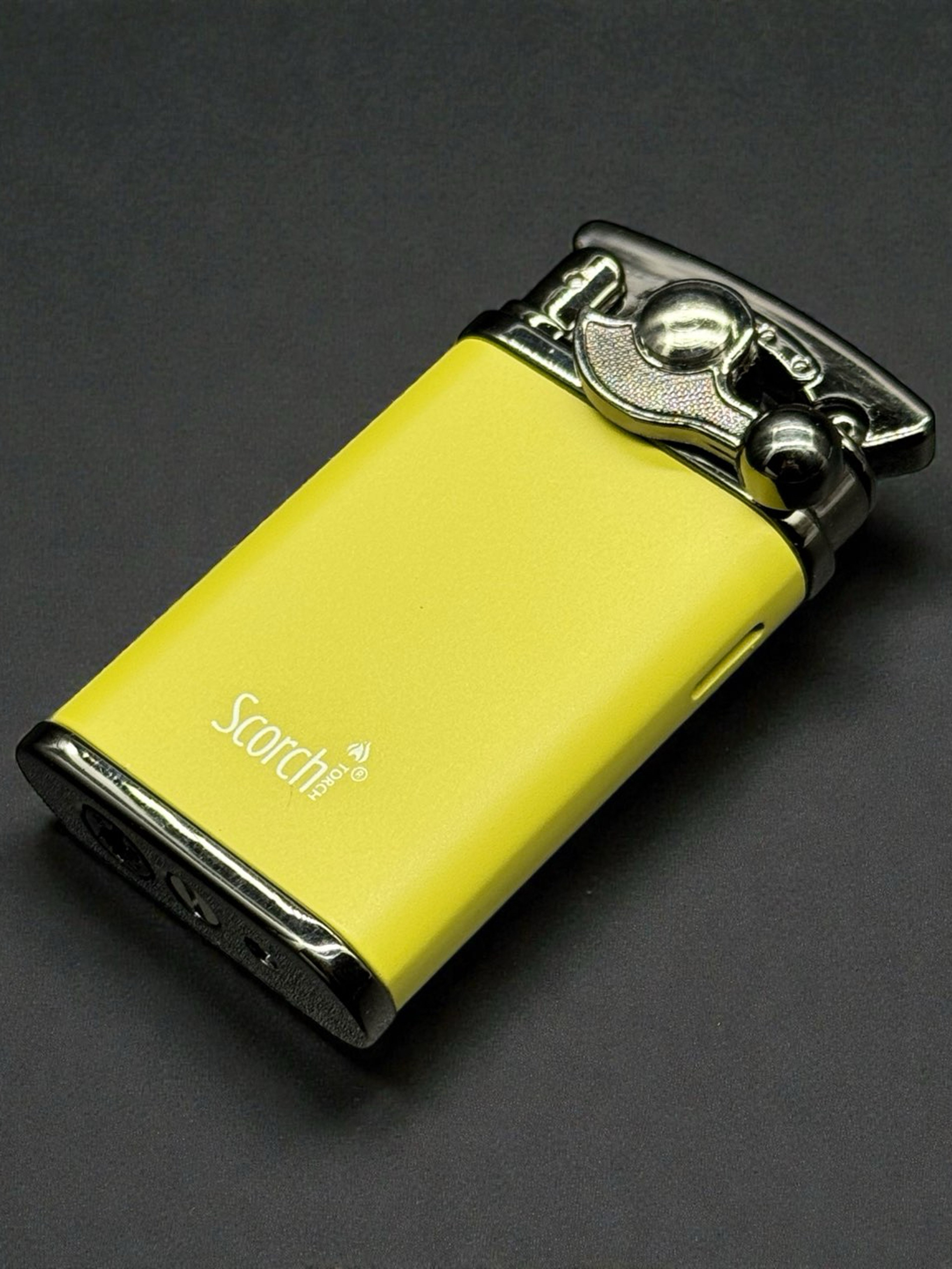 Preview pic of Scorch Torch 61581 – Single Flame Metal Torch Lighter (Yellow)