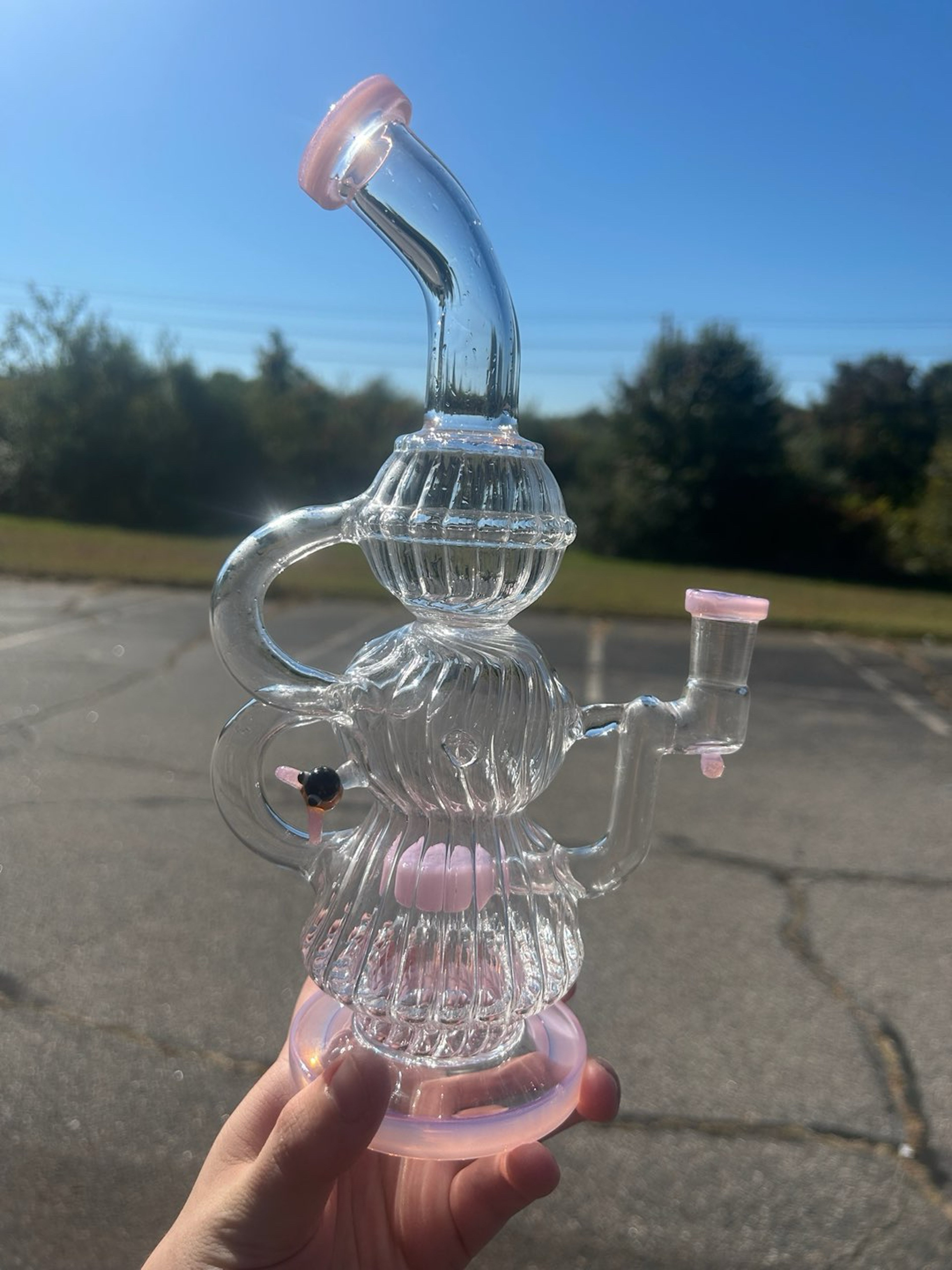 ⬛️FRIDAY 🏷️ Triple Drain Bee Recycler 14mm image 0
