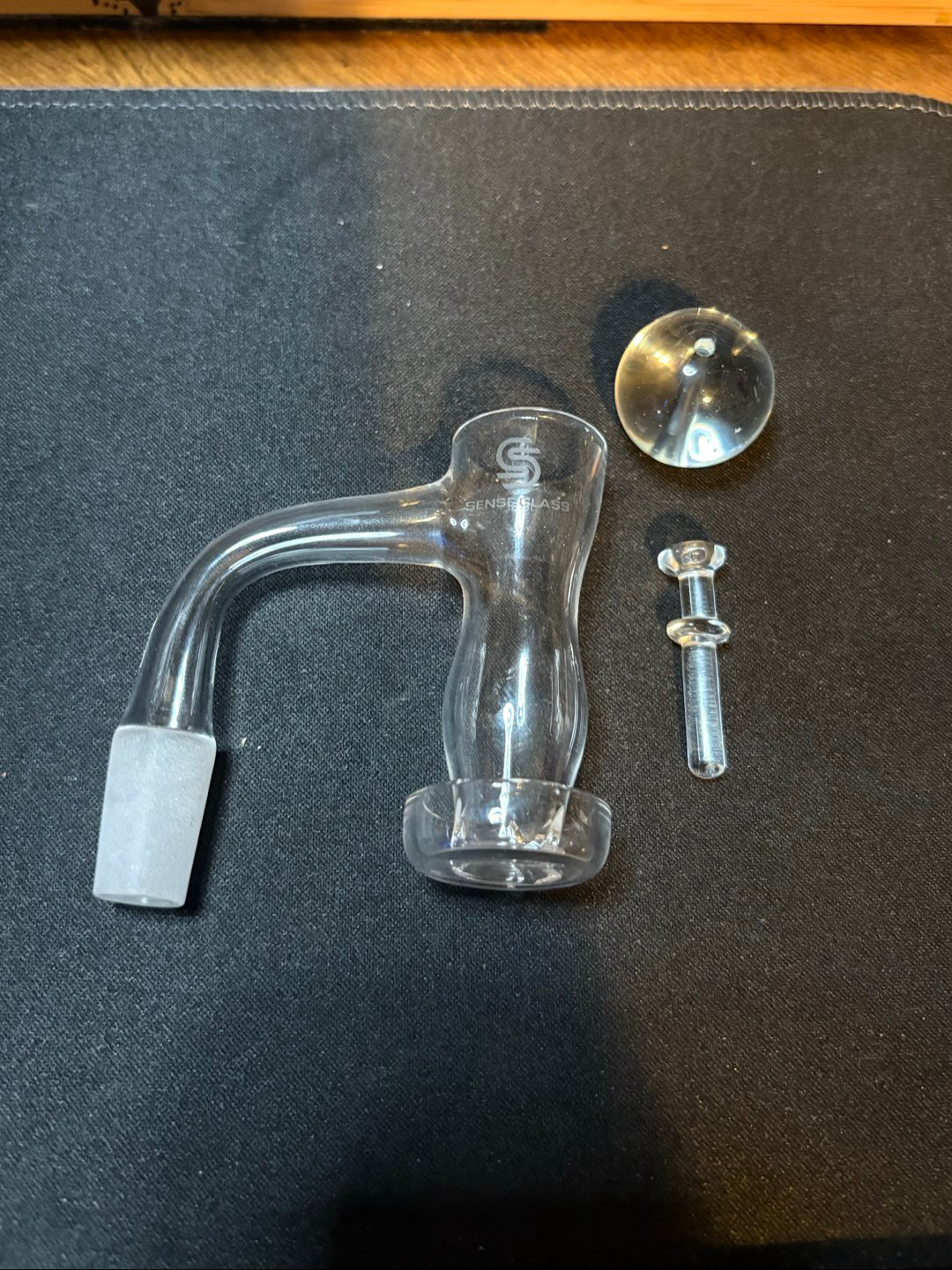 *NEW* Sense Glass Hourglass Terp Slurper image 0