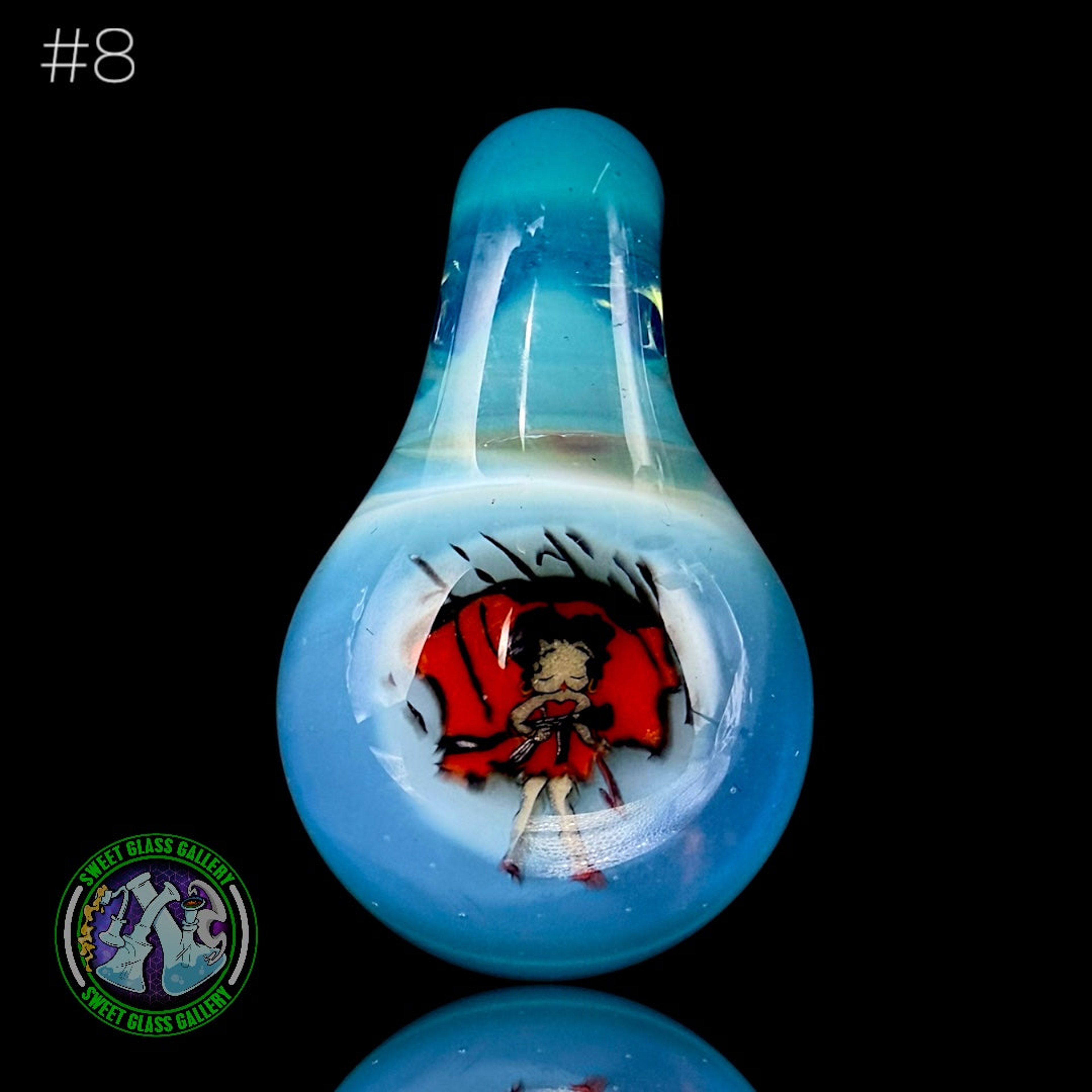 Preview pic of Keys Glass - Pendant #8 - Betty Boop