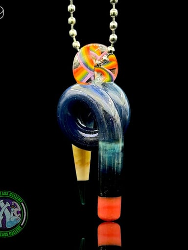 Preview pic of Sherbet Glass - Pendant - Curly Pencil #39