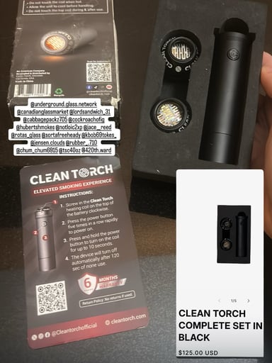 Preview pic of ⬛️FRIDAY 🏷️ CLEAN TORCH - Black
