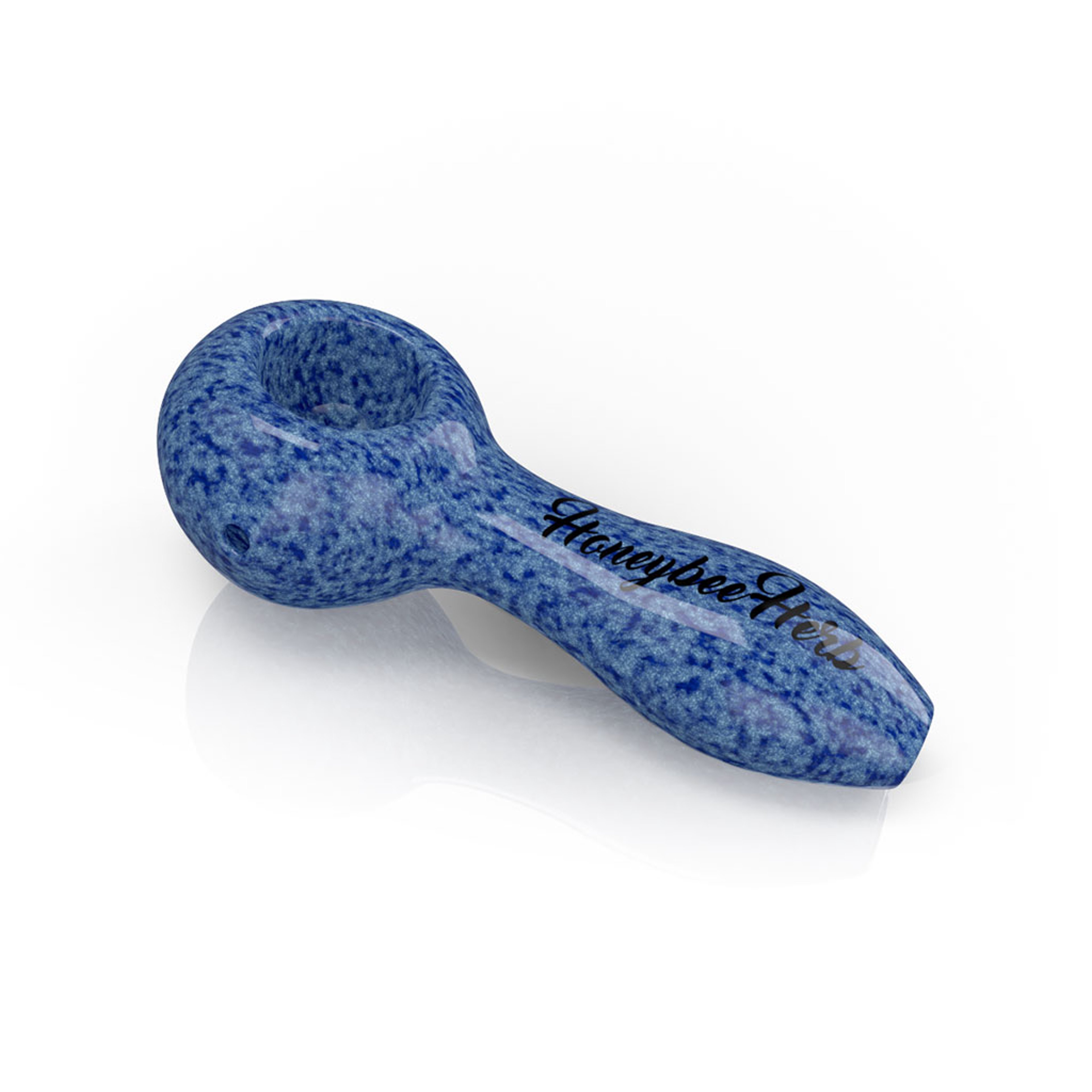HONEYBEE HERB FRIT SPECKLED SPOON PIPE image 0