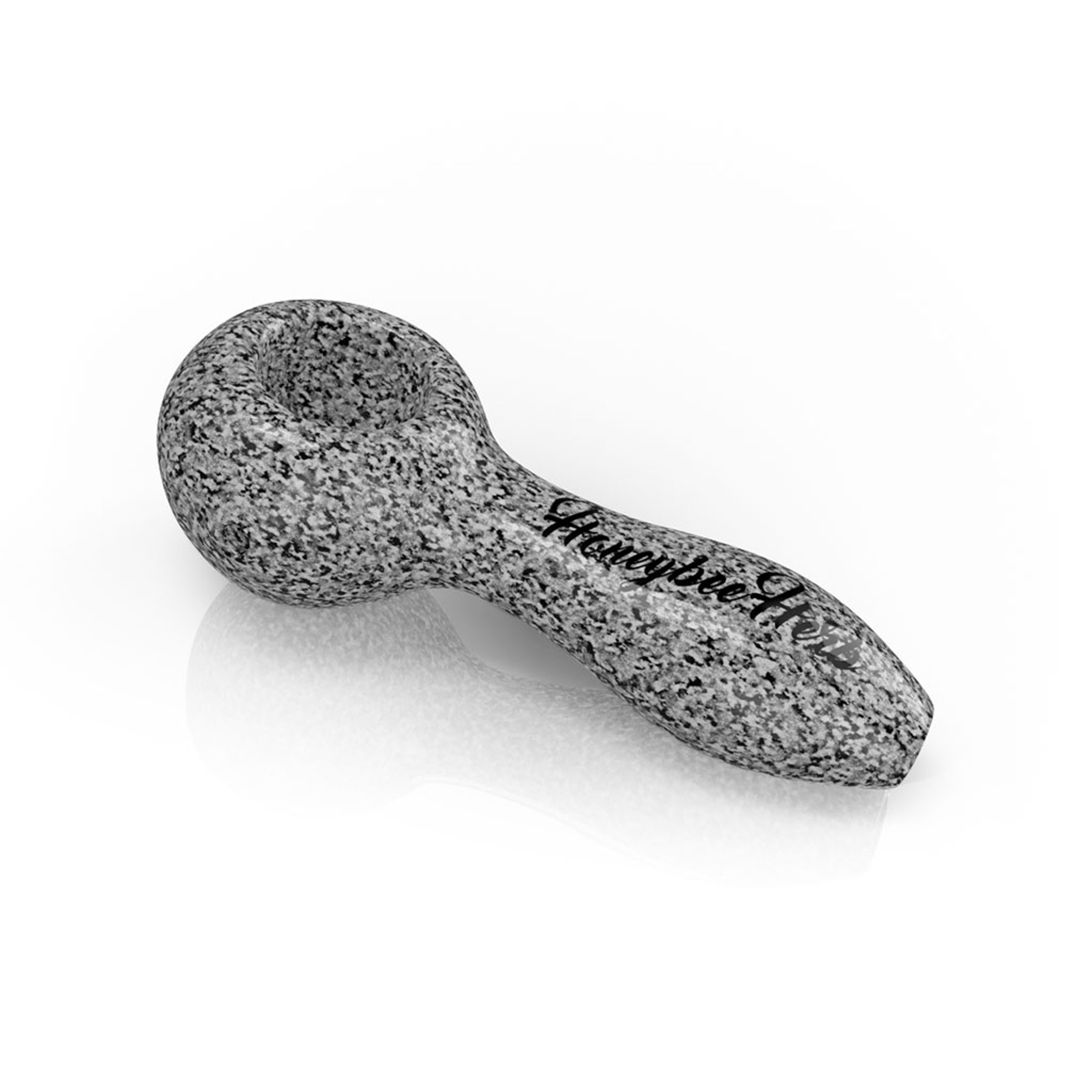 HONEYBEE HERB FRIT SPECKLED SPOON PIPE image 0