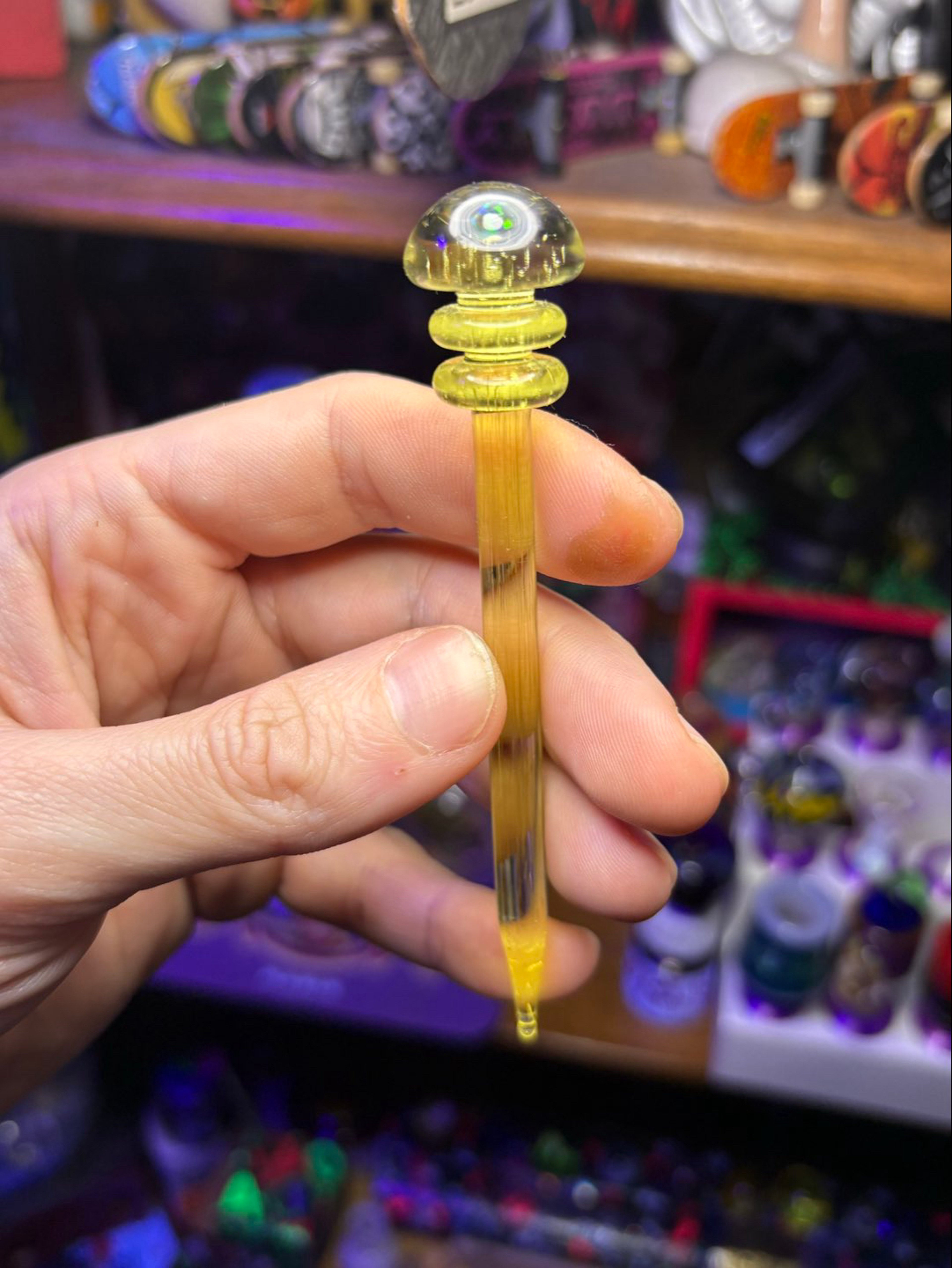 🍯 CFL Dab Tool with Flat Cap & Opal 🍯 image 0