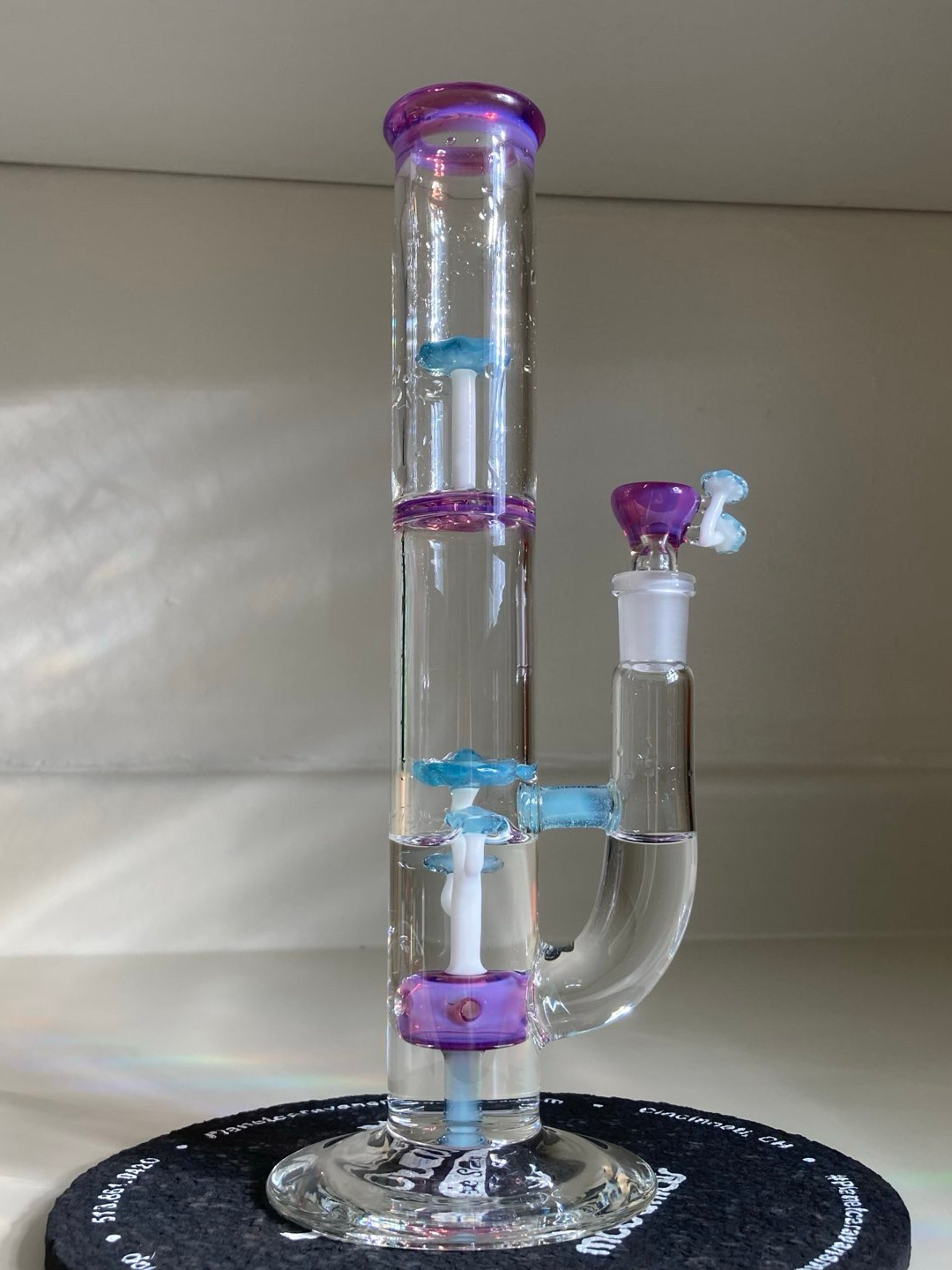 E_Bittenglass Mushroom Bong/Tube (Royal Jelly & Nimbus) image 0