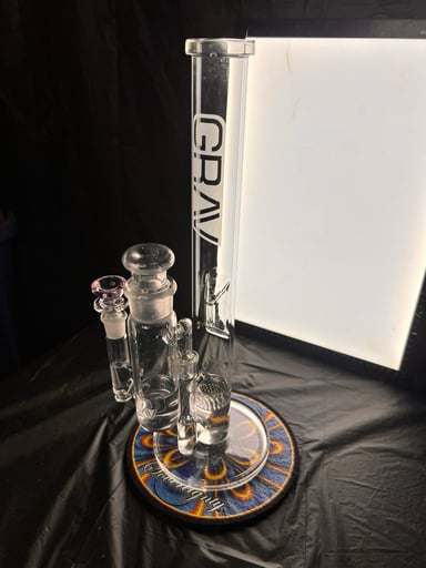 Preview pic of GRAV straight tube + ash catcher/bubbler