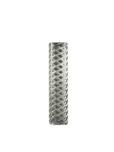 Preview pic of Quartz Pillar Etched Spiral Pattern 6 x 20 mm Hollow