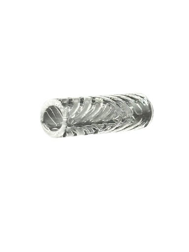 Preview pic of Quartz Pillar Etched Wavy Pattern 6 x 30 mm Solid - 1 Pillar