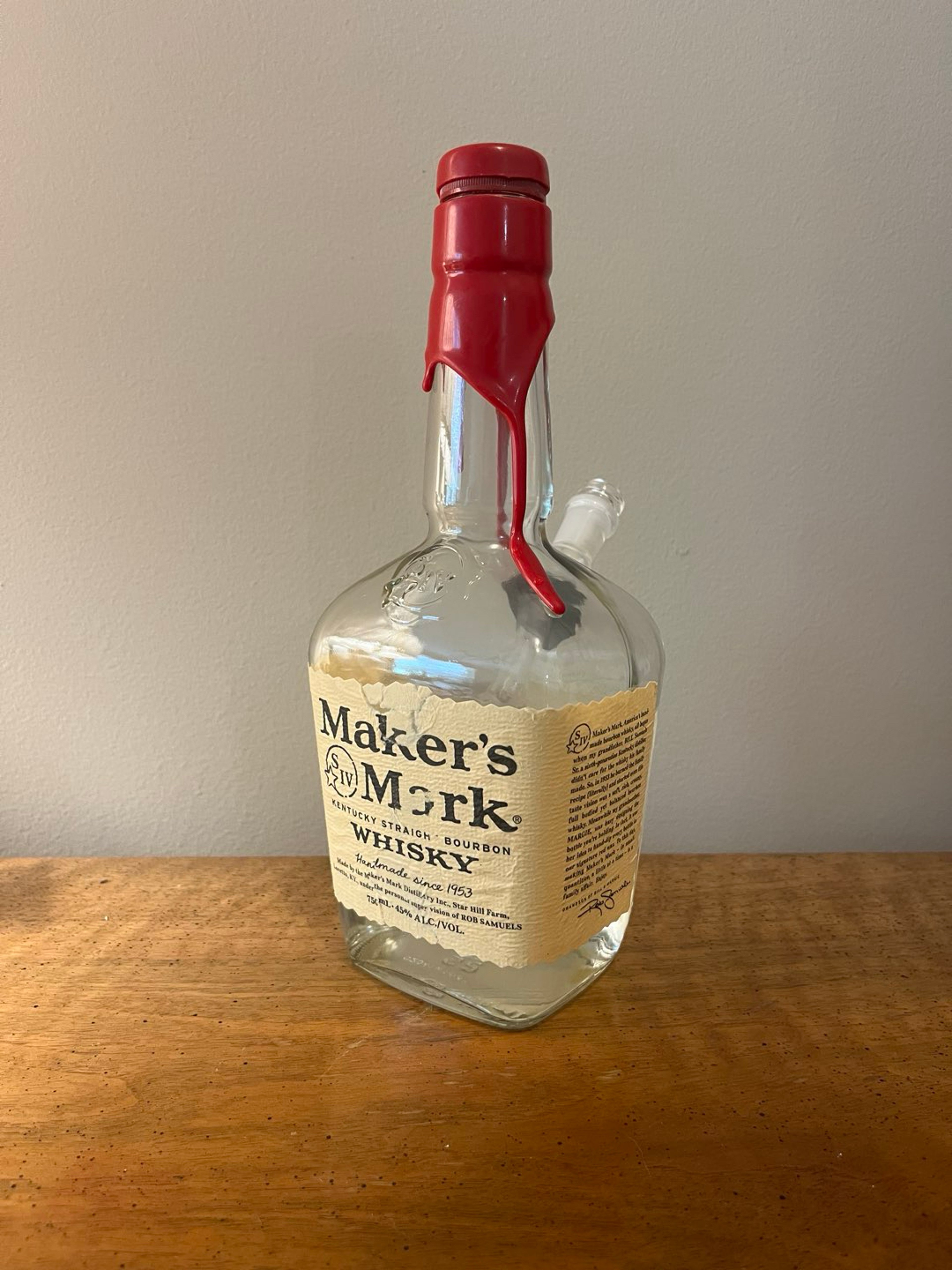 Preview pic of Makers Mark Whiskey Bottle Bong