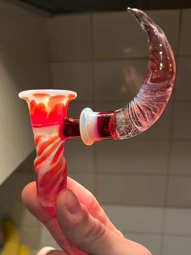 Preview pic of ⬛️FRIDAY 🏷️ FW AKP Glass Mega Horn 18/4 Slide with Ghost Accents