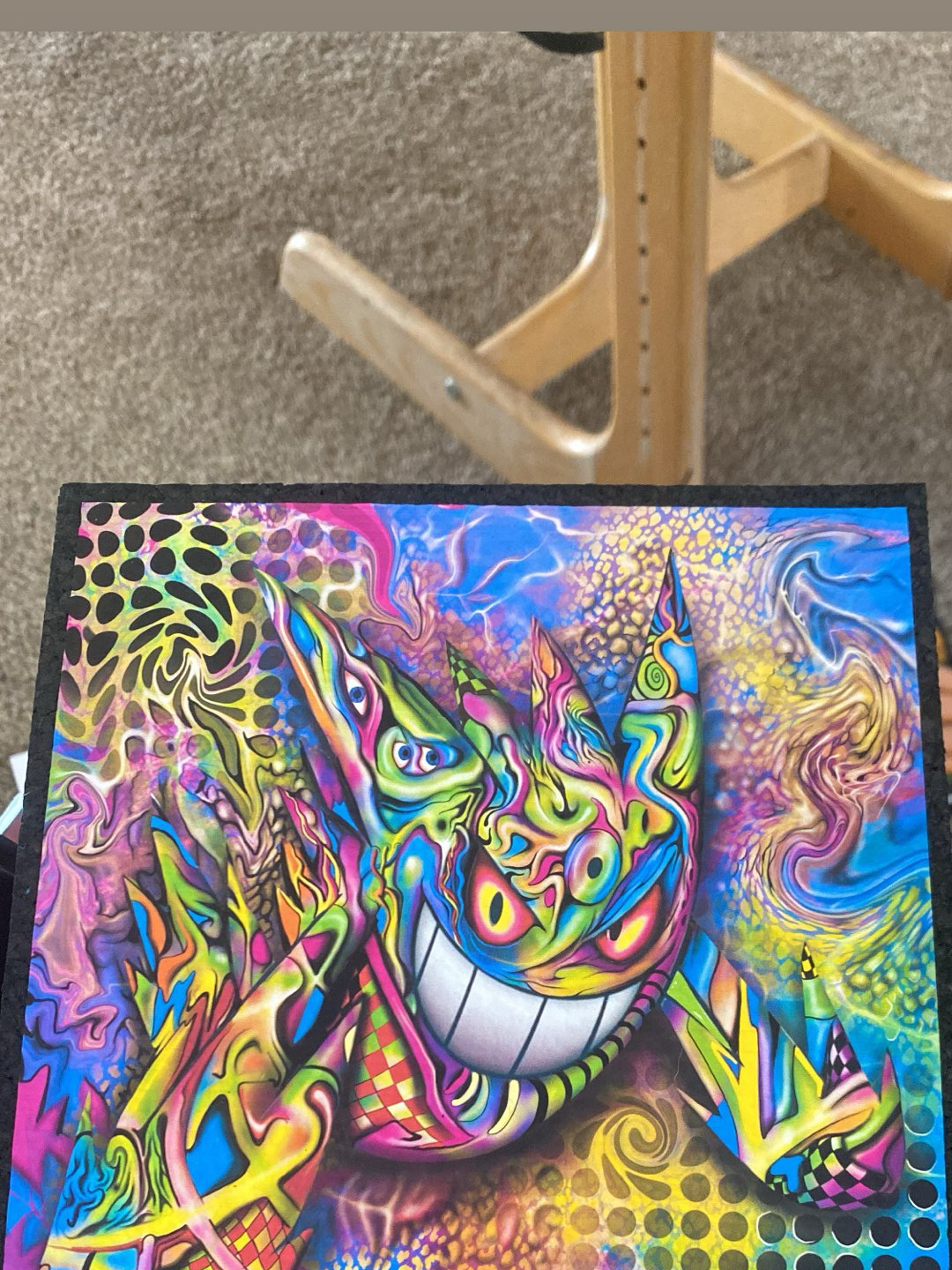 Trippy gengar mat image 0