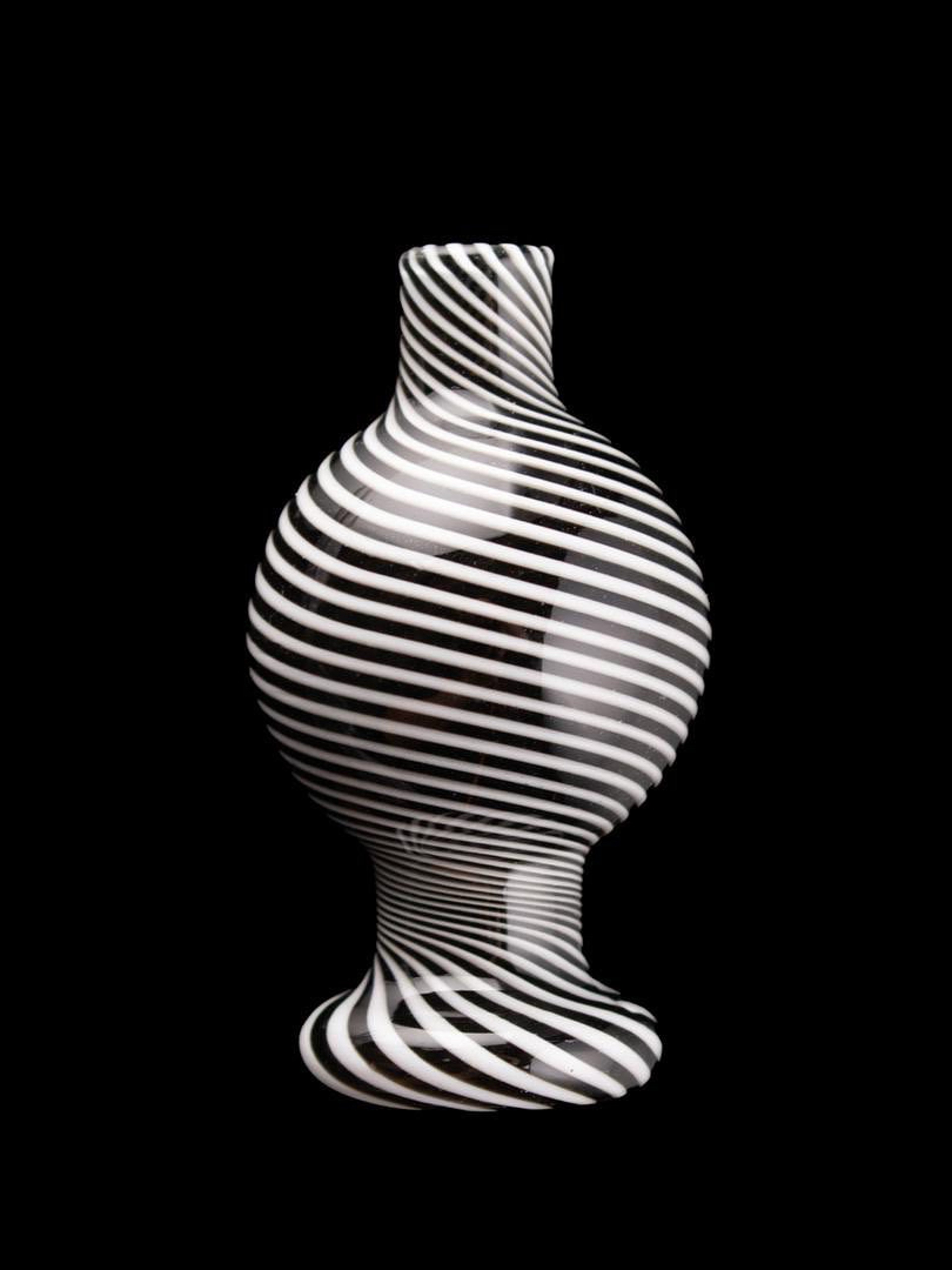 Bubble Caps for Gavel Style Bangers Nails Zebra Black and White image 0