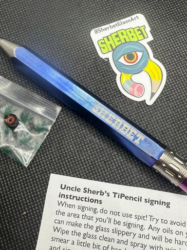 Preview pic of Purple 12mm Ti pencil