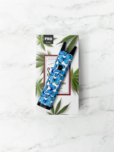 Preview pic of Stiiizy Pro Blue Butterfly Battery