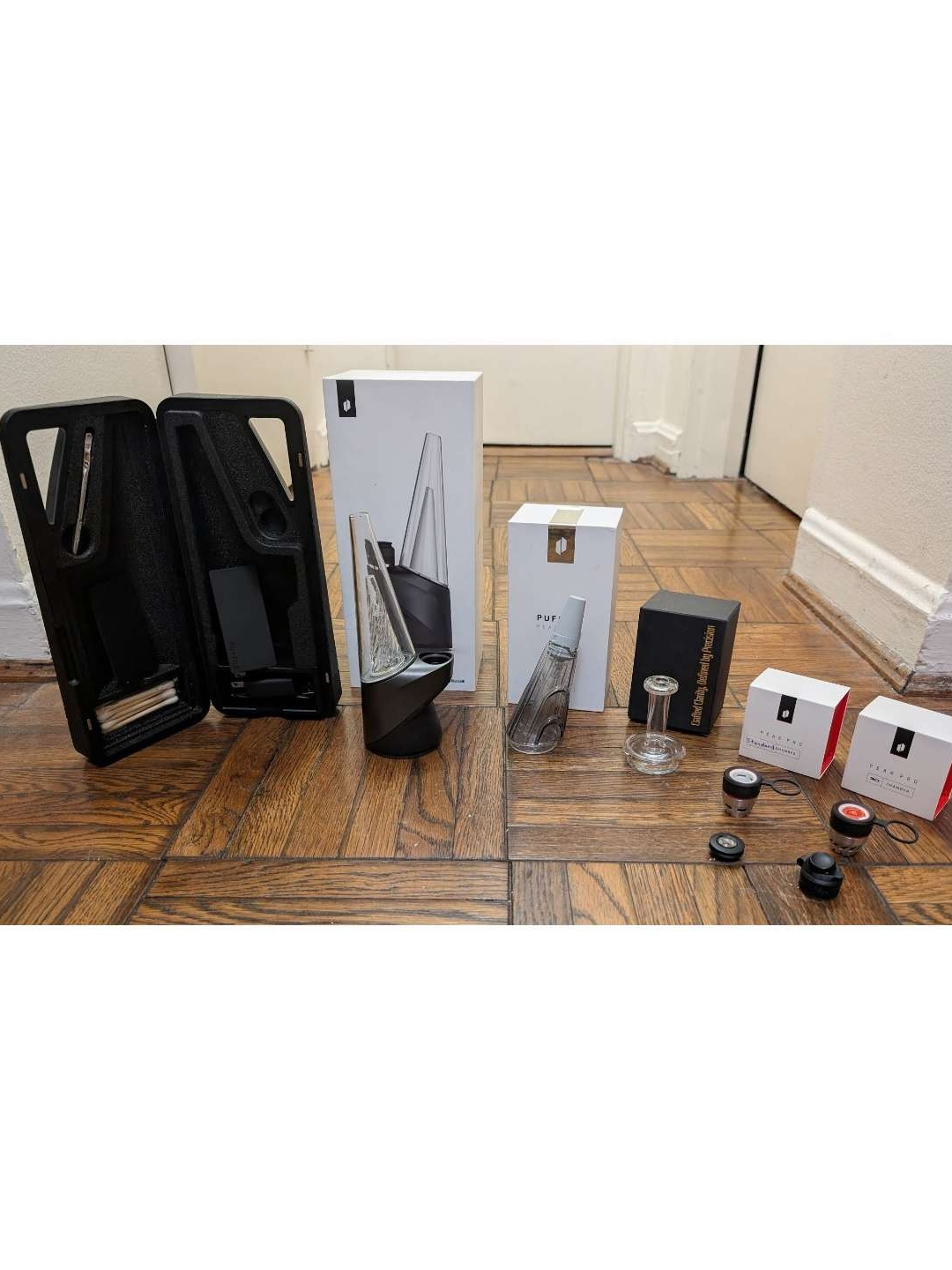 PUFFCO PEAK PRO V1 MEGA COLLECTION — RARE Guardian Glass + 3D Chamber + More image 0