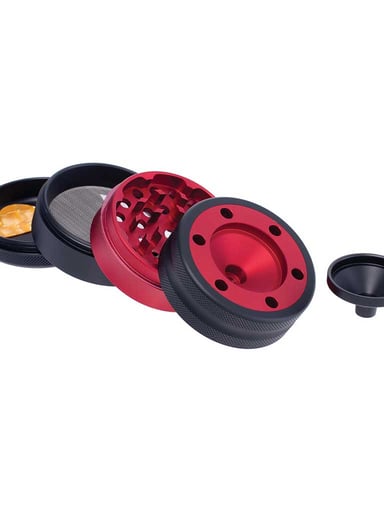 Preview pic of ALUMINIUM GRINDER W/ CONE HOLDER & FUNNEL