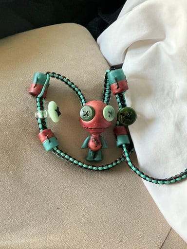 Preview pic of Muller Full Body Pendant with Beads & Necklace