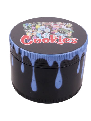 Preview pic of COLOR DRIP ALUMINUM 4-PIECE HERB GRINDER