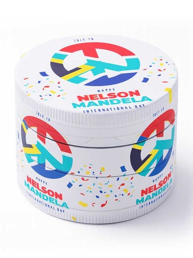 Preview pic of COLORFUL PSYCHEDELIC PEACE SYMBOL 4-PIECE GRINDER