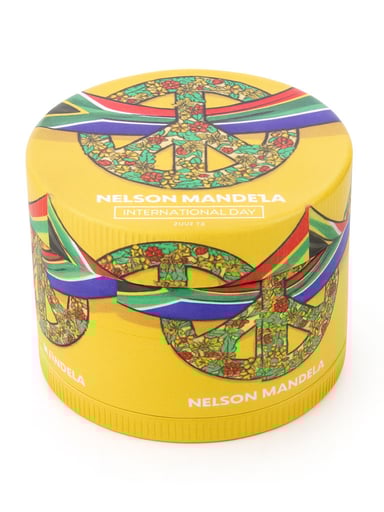 Preview pic of COLORFUL PSYCHEDELIC PEACE SYMBOL 4-PIECE GRINDER