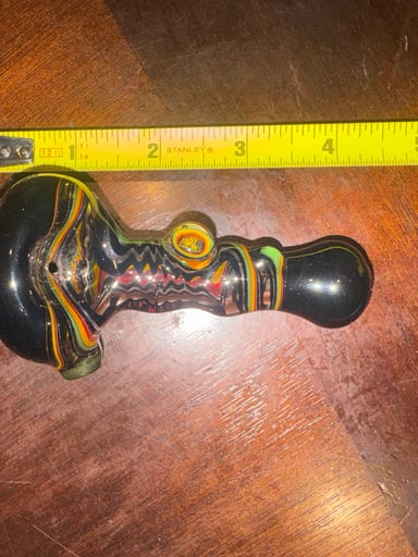 Preview pic of Hand pipe with Rasta Lion of Judah Millie