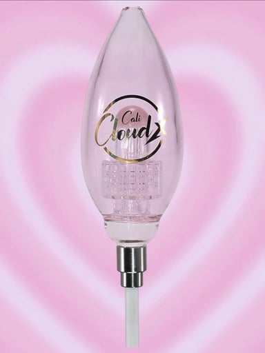 Preview pic of TIDE-X-TR Cali CloudX Large Full Color 🩷 Matrix Oval Nectar Collector Kit in Pink