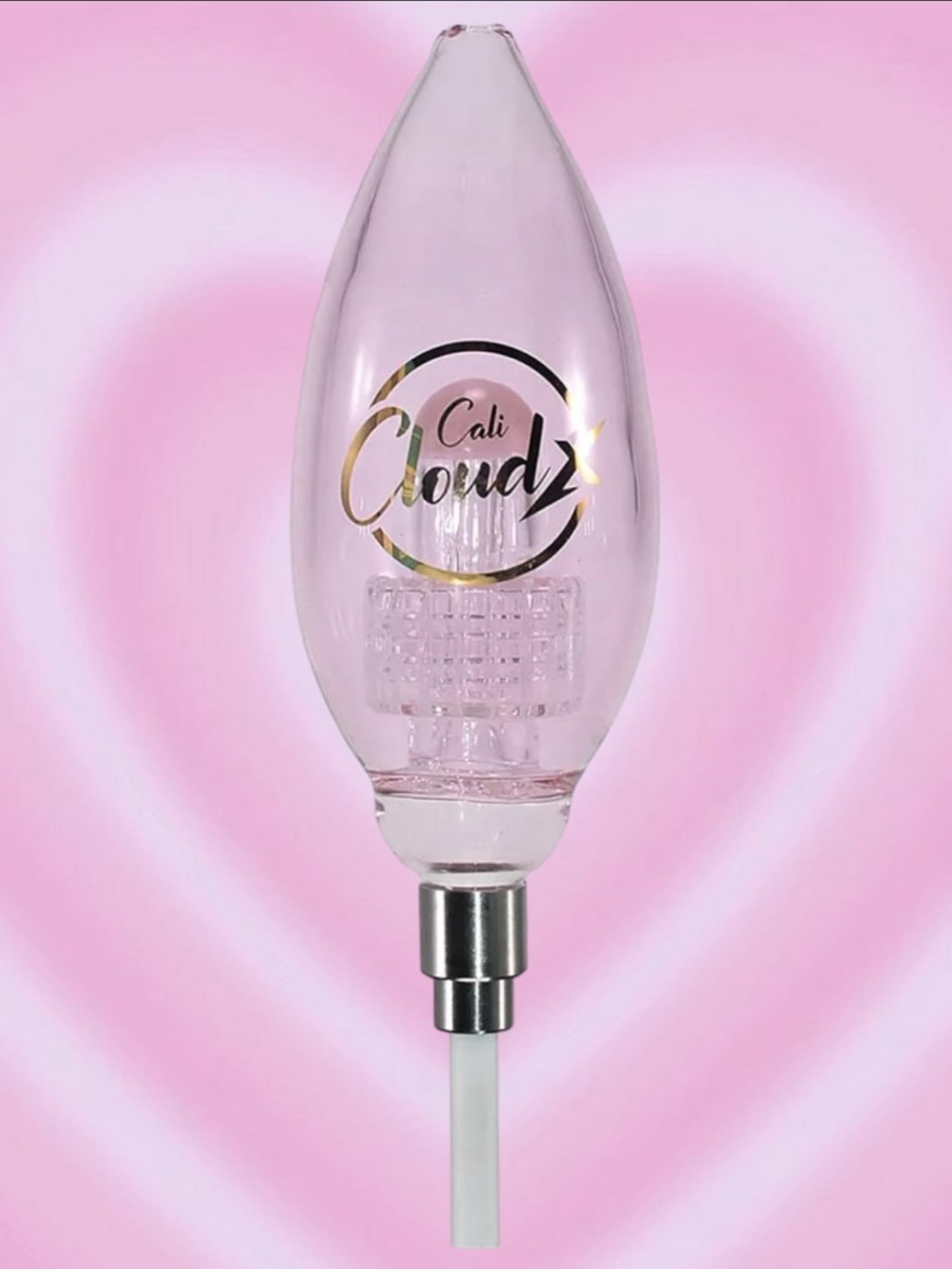 Preview pic of TIDE-X-TR Cali CloudX Large Full Color 🩷 Matrix Oval Nectar Collector Kit in Pink