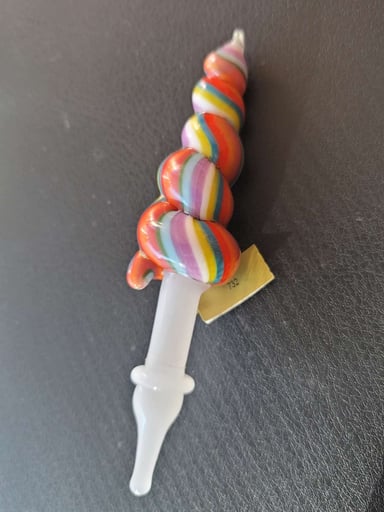 Preview pic of Empire glass candy swirl dab tool