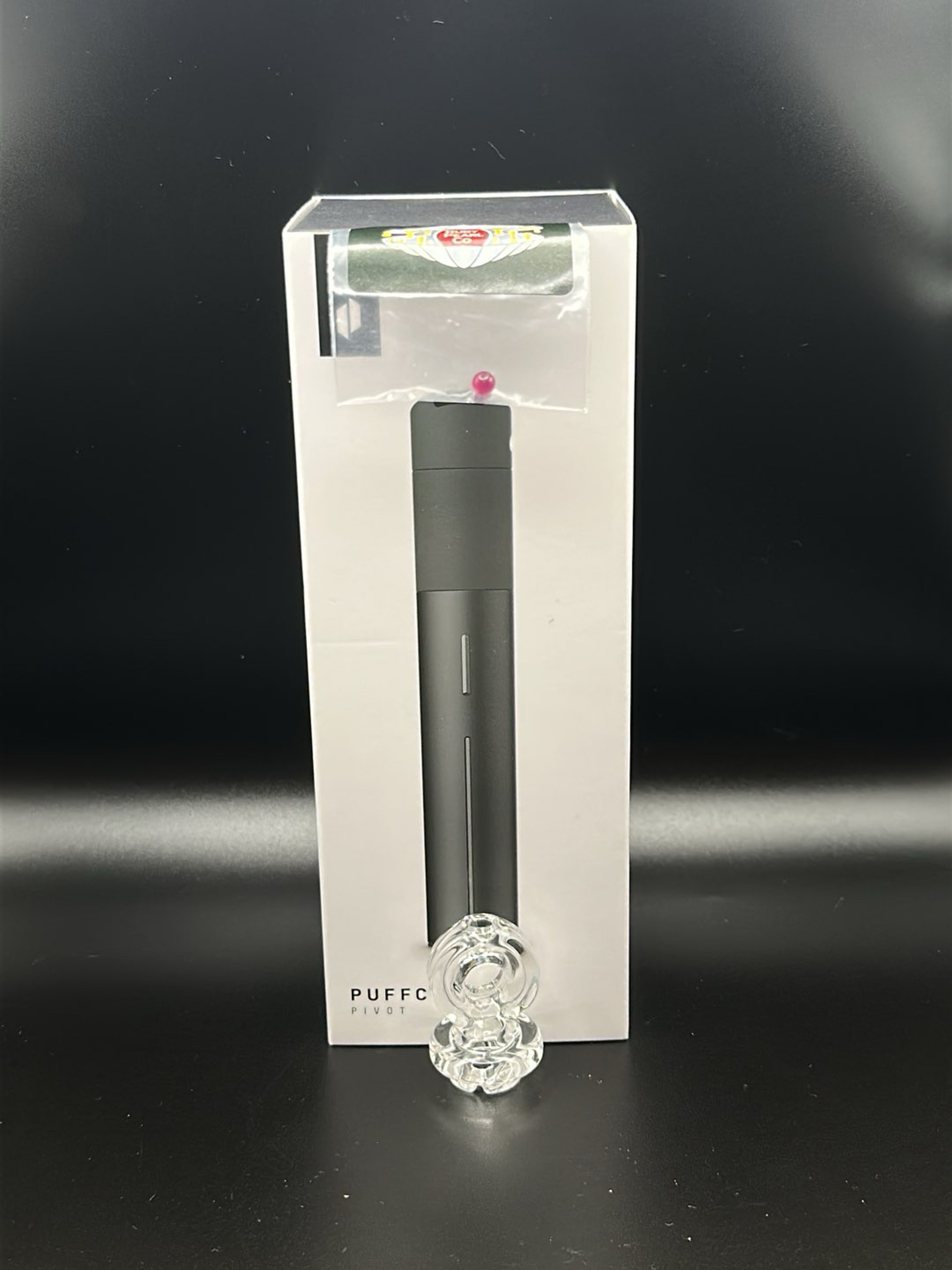 Preview pic of New Onyx Puffco Pivot & Clear Randohm Glass Dry Top