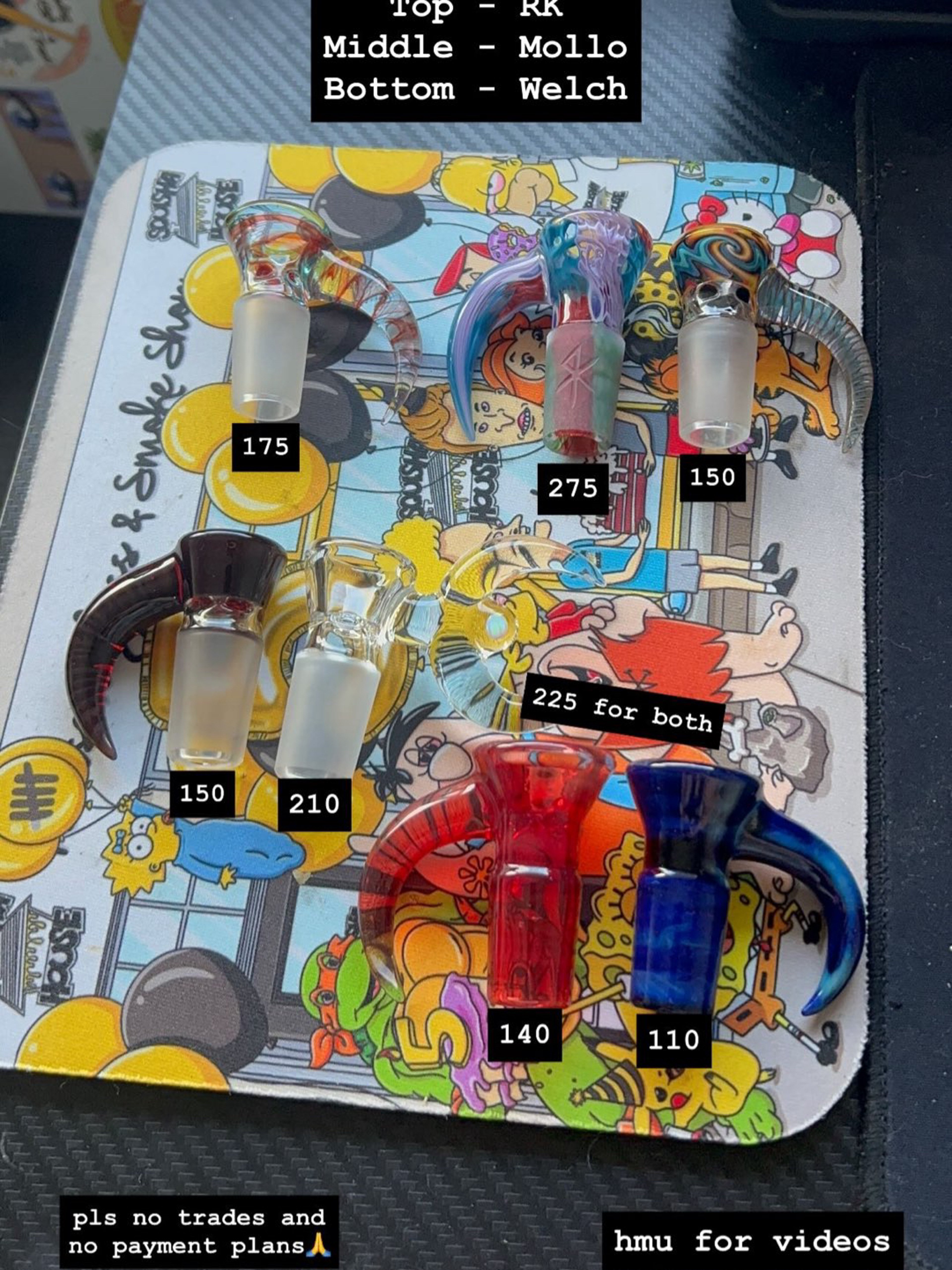 RK Glass, ElMolloBoro Glass, Welch Glass Slides image 0