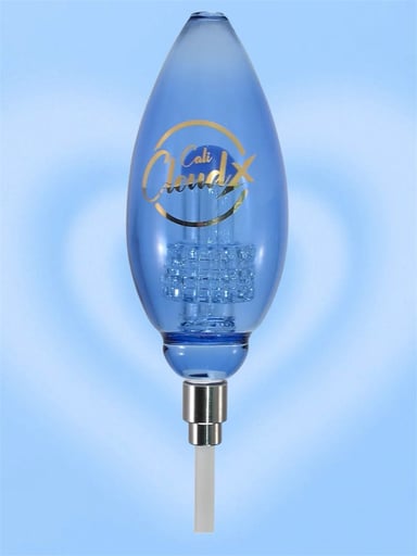 Preview pic of TIDE-X-TR Cali CloudX Large Full Color 💙 Matrix Oval Nectar Collector Kit in Blue