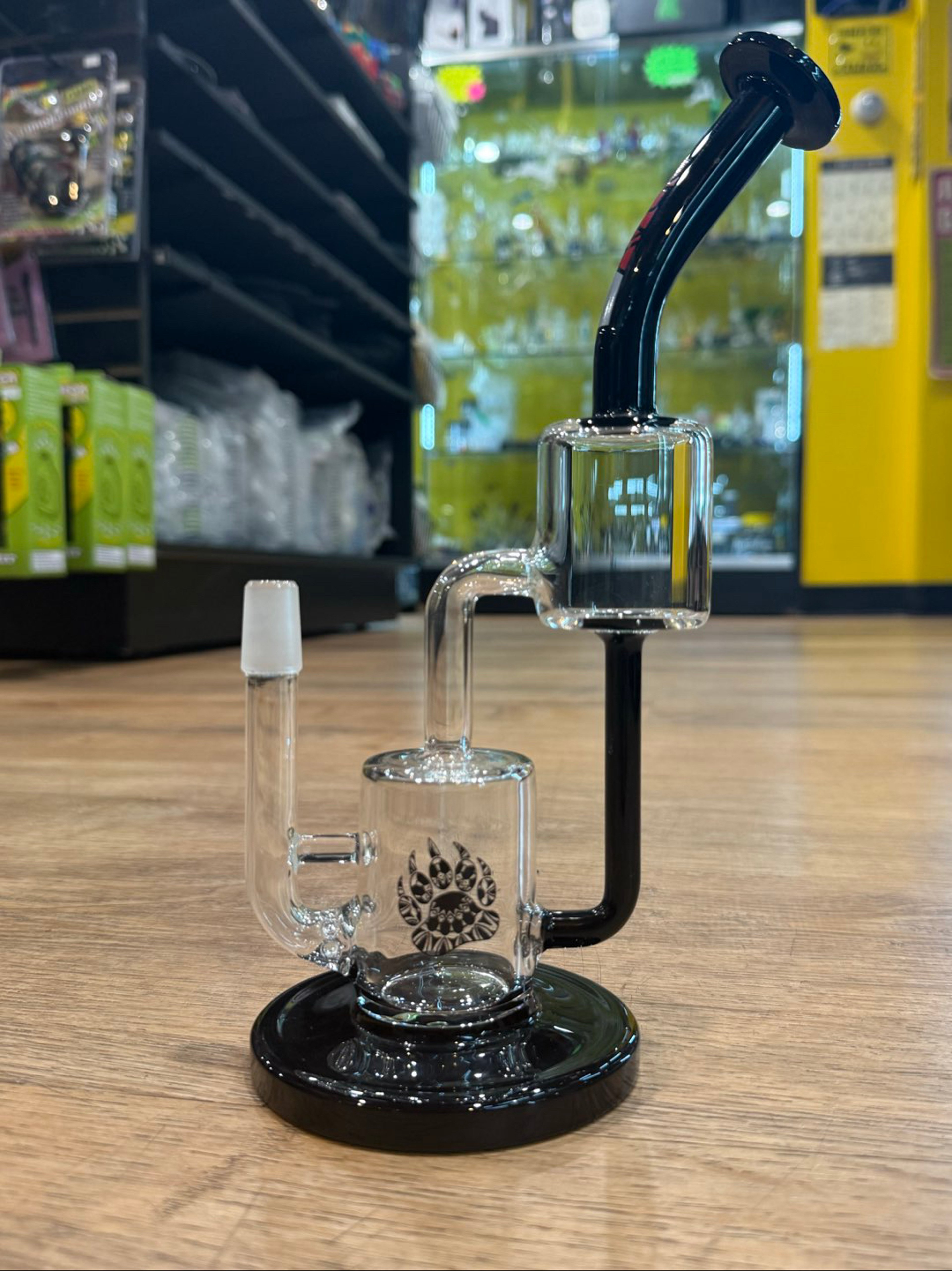 Preview pic of RARE GRAV LABS x BEAR MOUNTAIN DROP CAN OFFSET RECYCLER WATERPIPE RIG