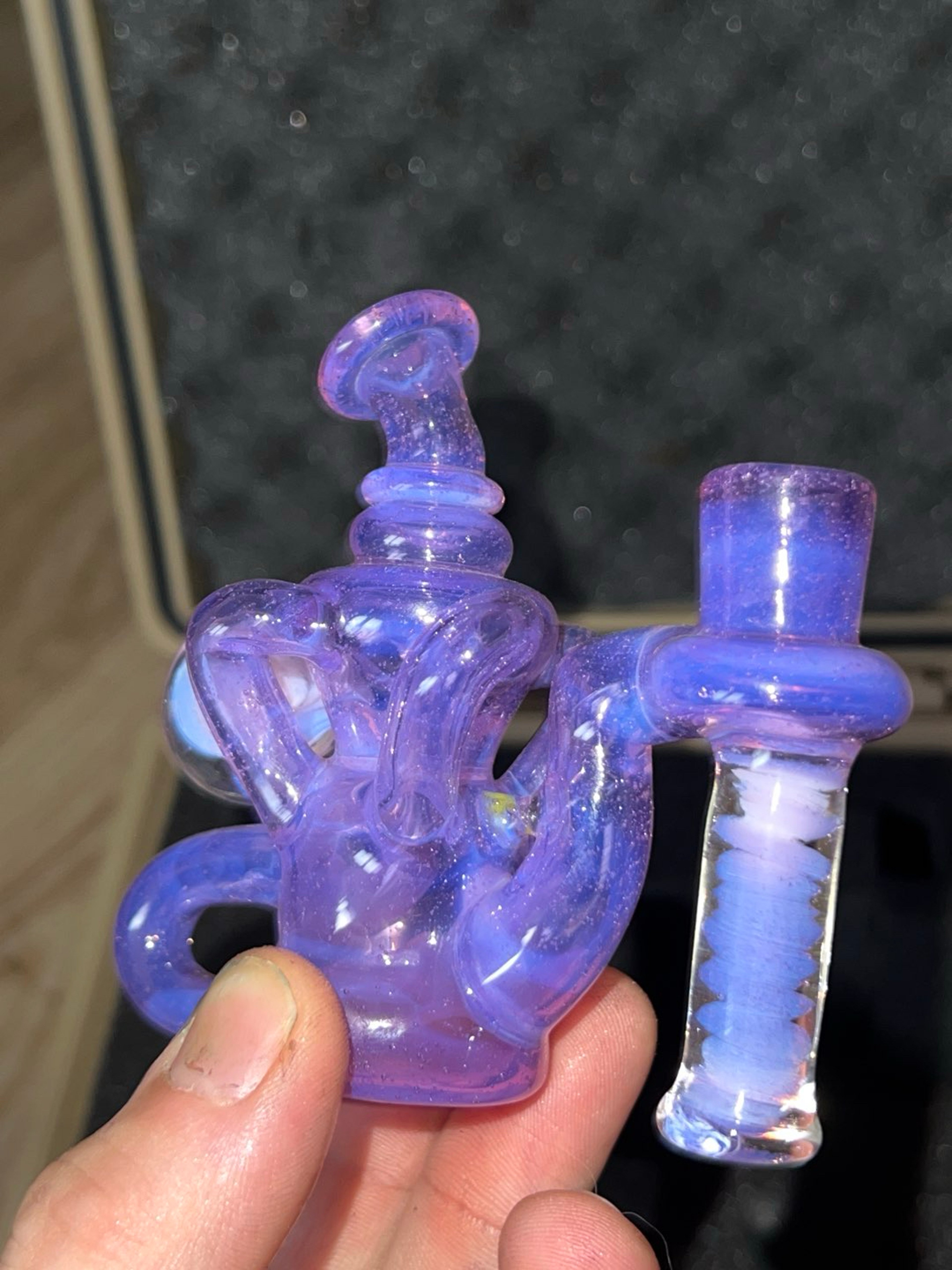 Heart and mind Glass mini recycler image 0