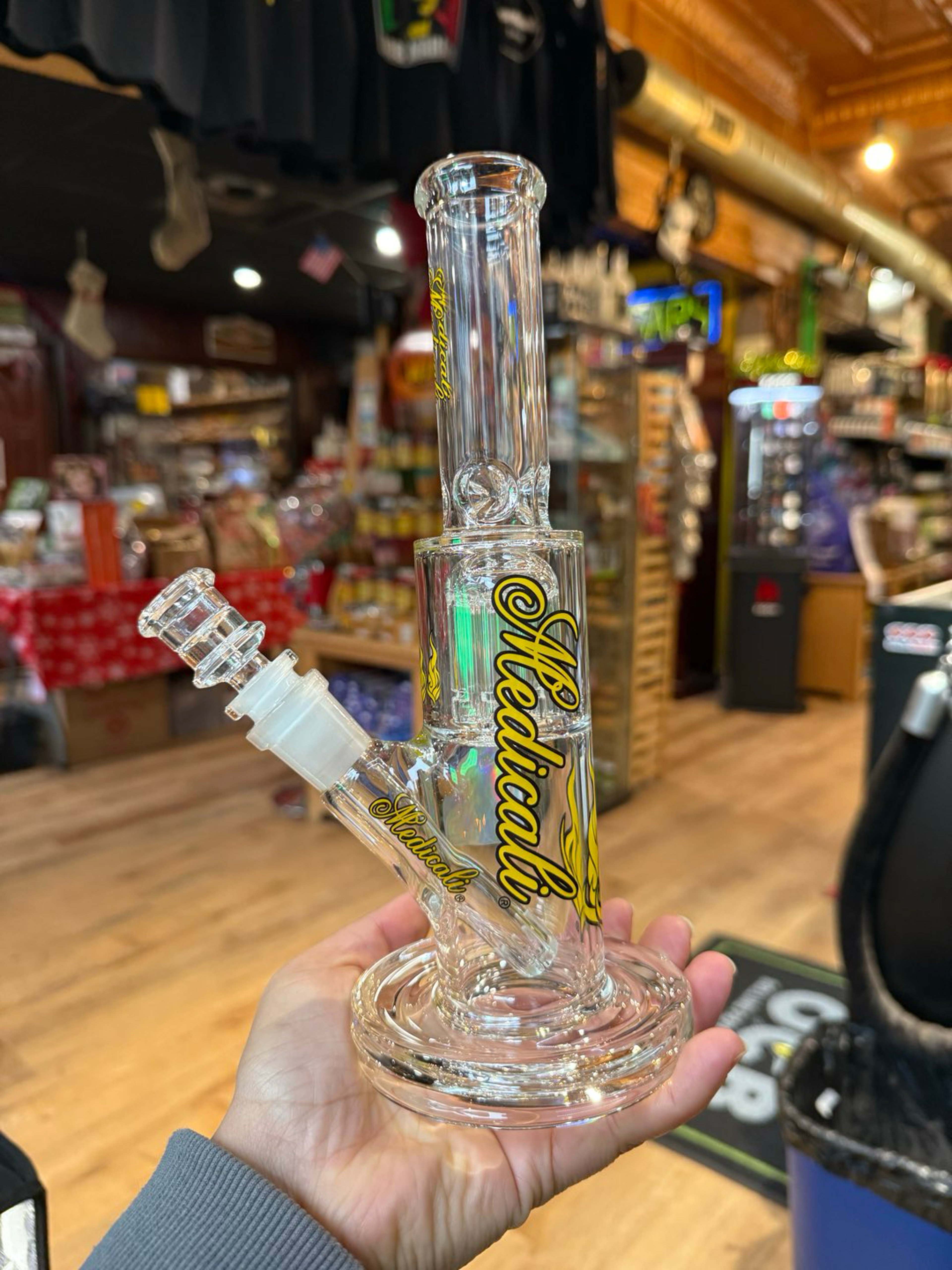 Preview pic of 10” Medicali 8 Arm Pec Straight Tube - Yellow Label