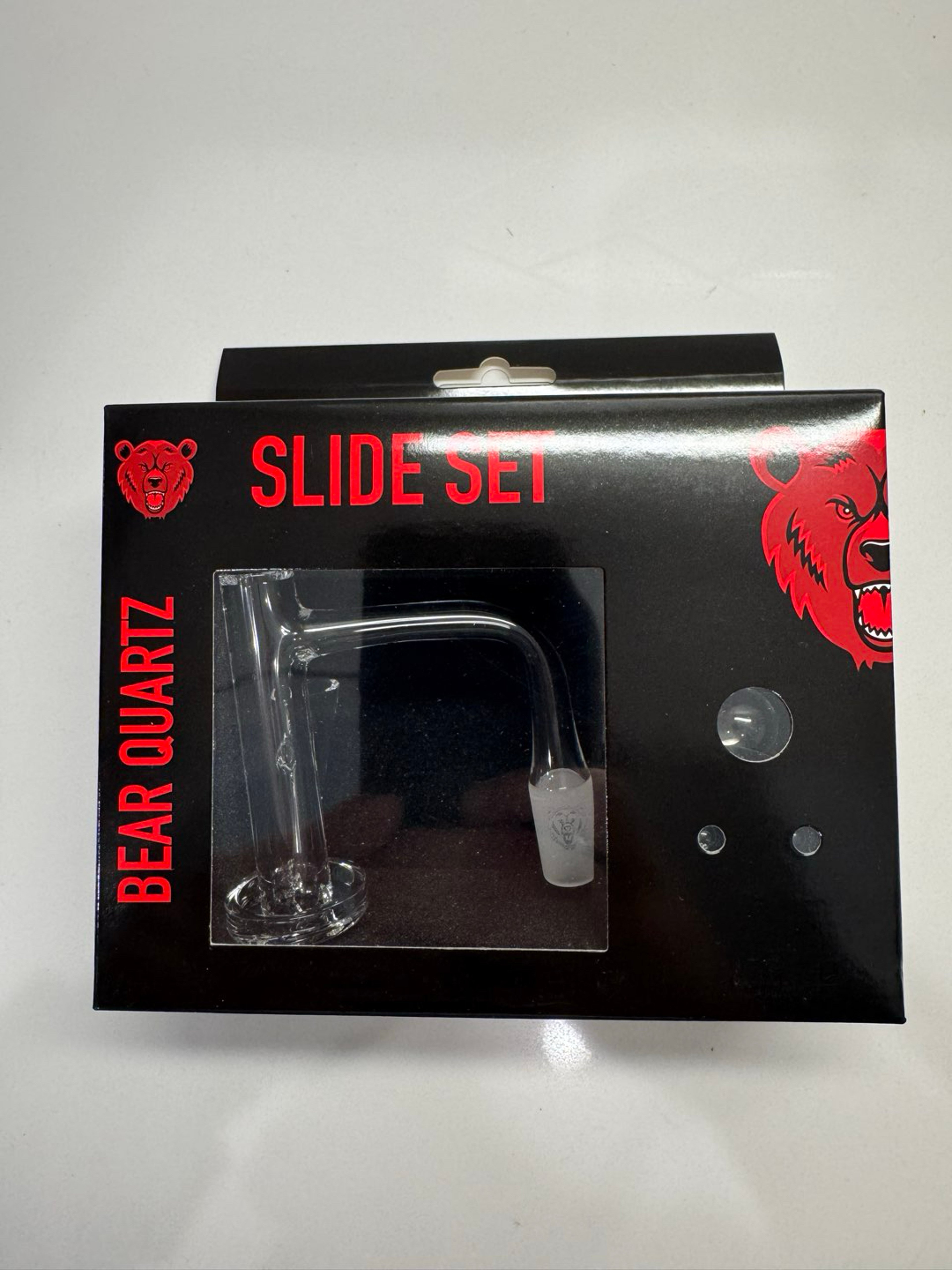 Preview pic of NEW Bear Quartz Tower slide set V1 14 mm 90 degrees