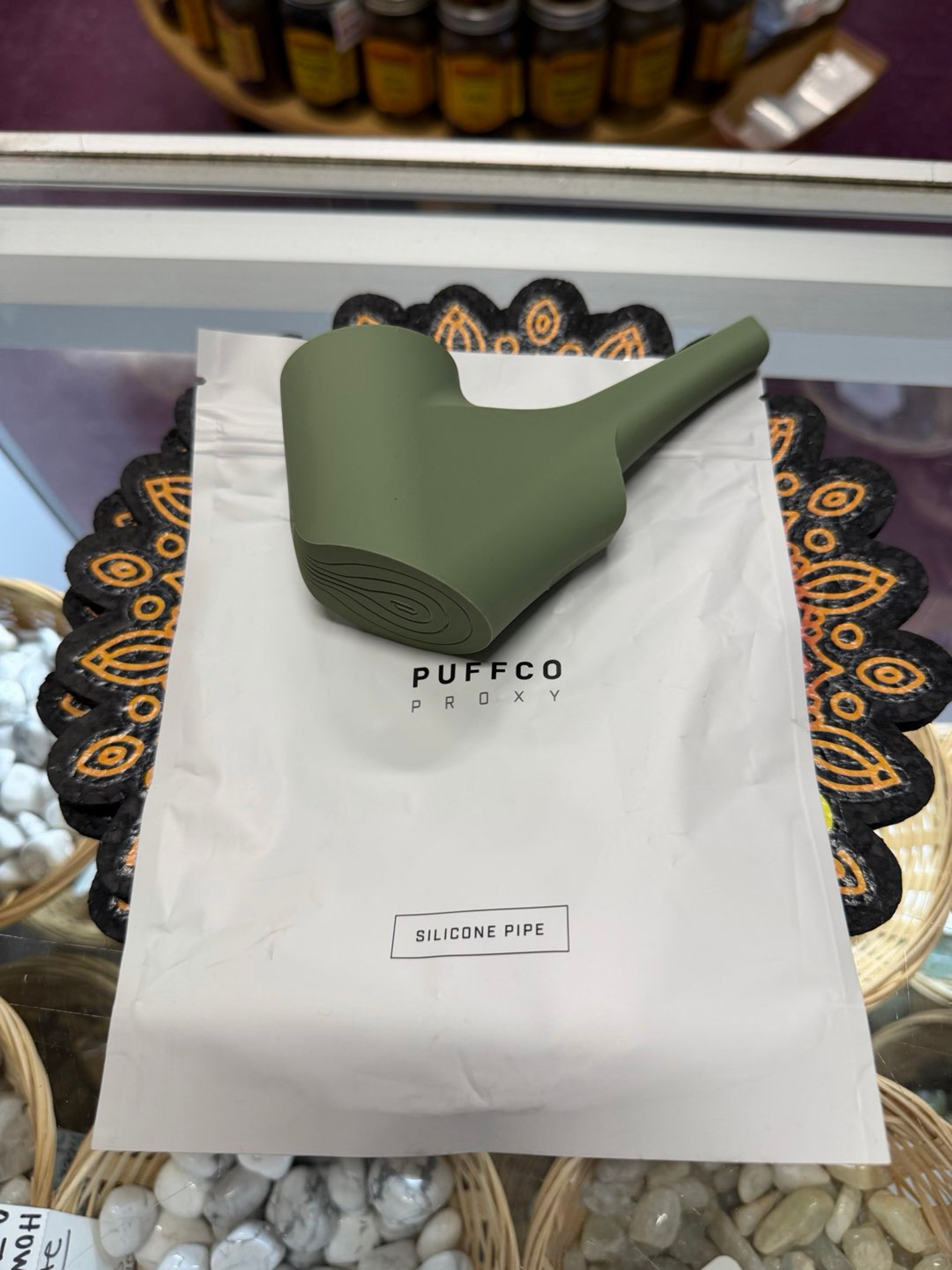 Preview pic of Puffco Proxy Silicone Pipe Green