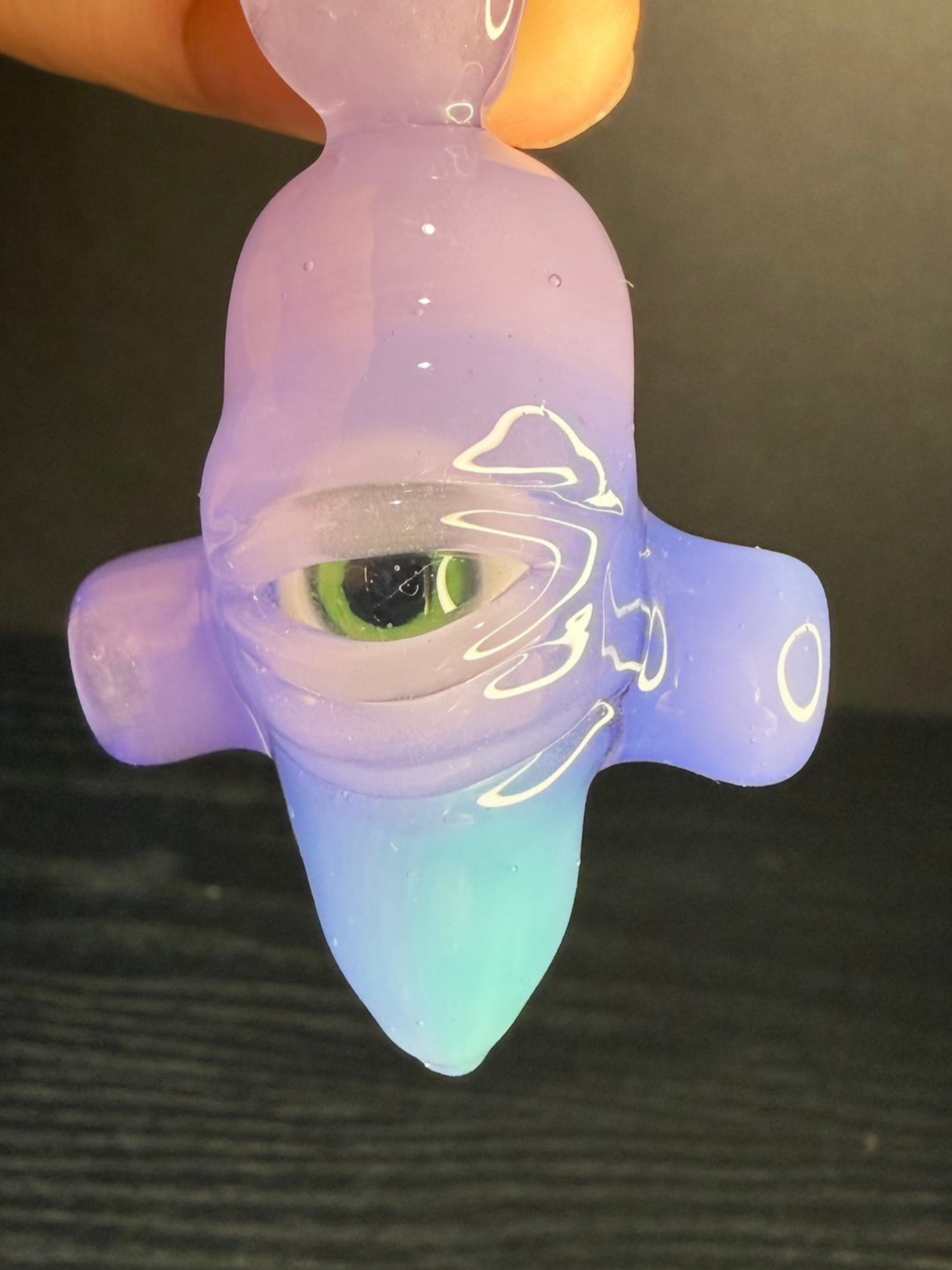 Preview pic of Purdy Glass “Dabalot” Faded Alien pendant