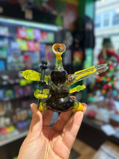 Preview pic of 4.25” One Eyed Monster Rig & Dab Tool by Chaotic Symmetry