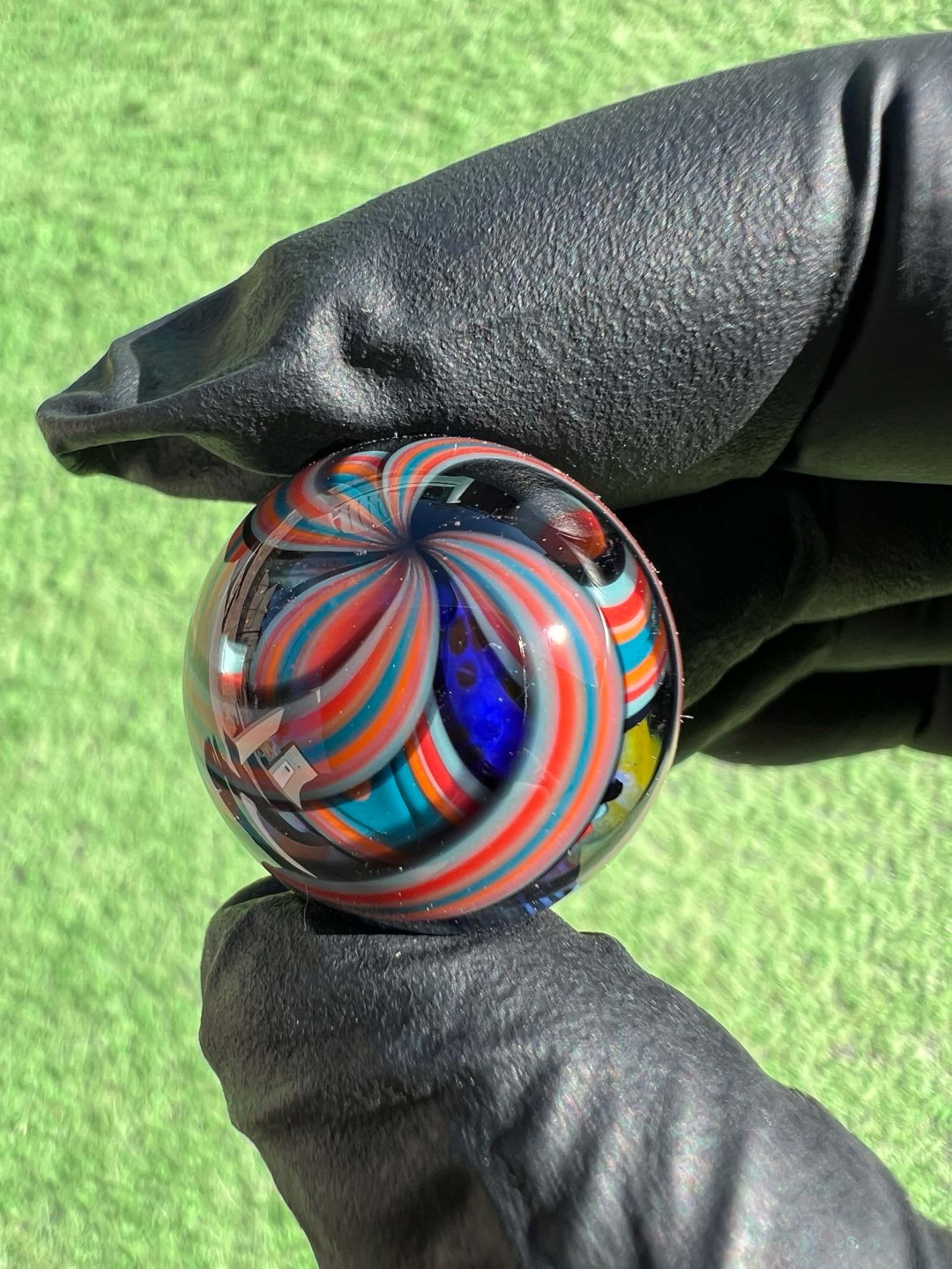 Preview pic of @upgradeglass X @reverendmorse Double Layer Milli Marble 21mm (signed & dated)