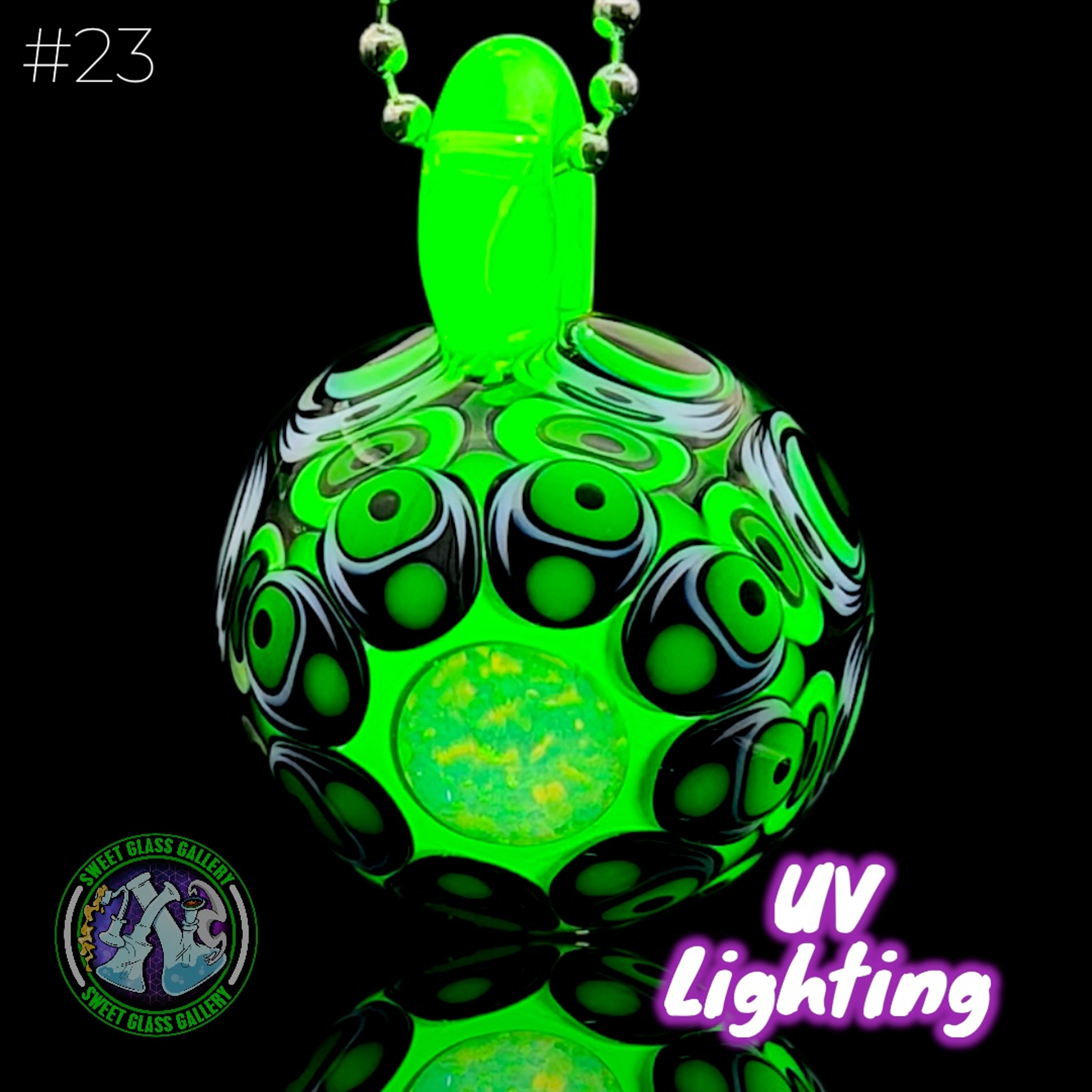 Preview pic of Steve H Glass - Pendant #23 - Dot Stack